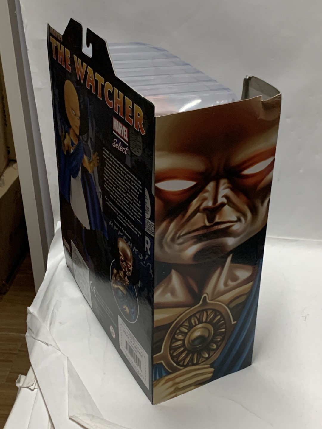 零元拍：DST 漫威精选 MS MARVEL SELECT 观察者 8寸关节可动人偶，全新未拆。