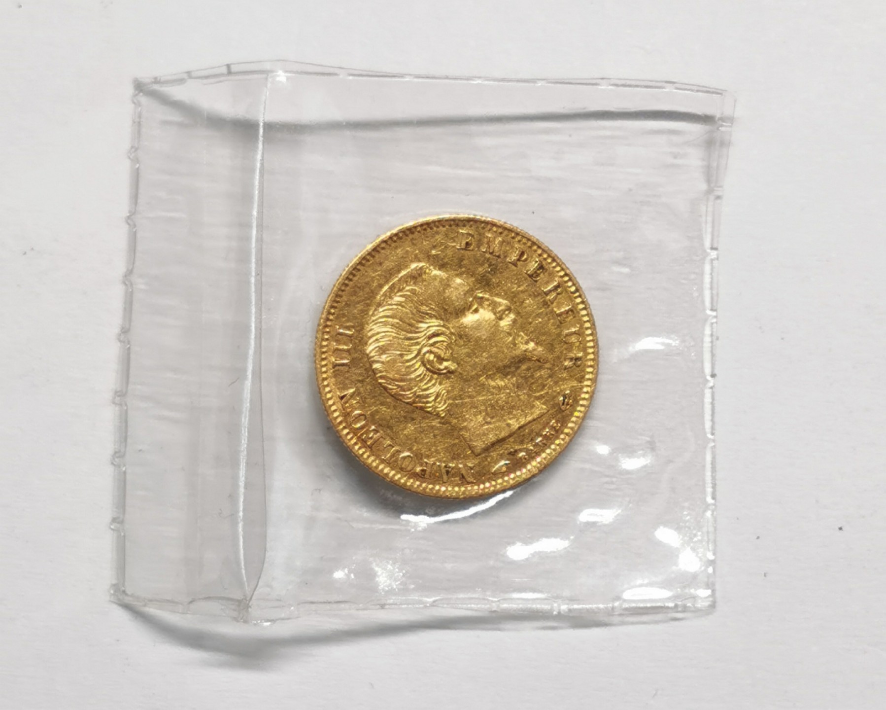 凡希社世界钱币微拍第二百十三期 1857法国拿破仑三世5法郎金币极美品