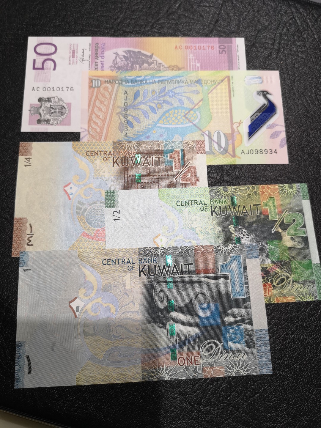 《外钞收藏家》第二百零四期 三个国家6张纸币一起 全新UNC