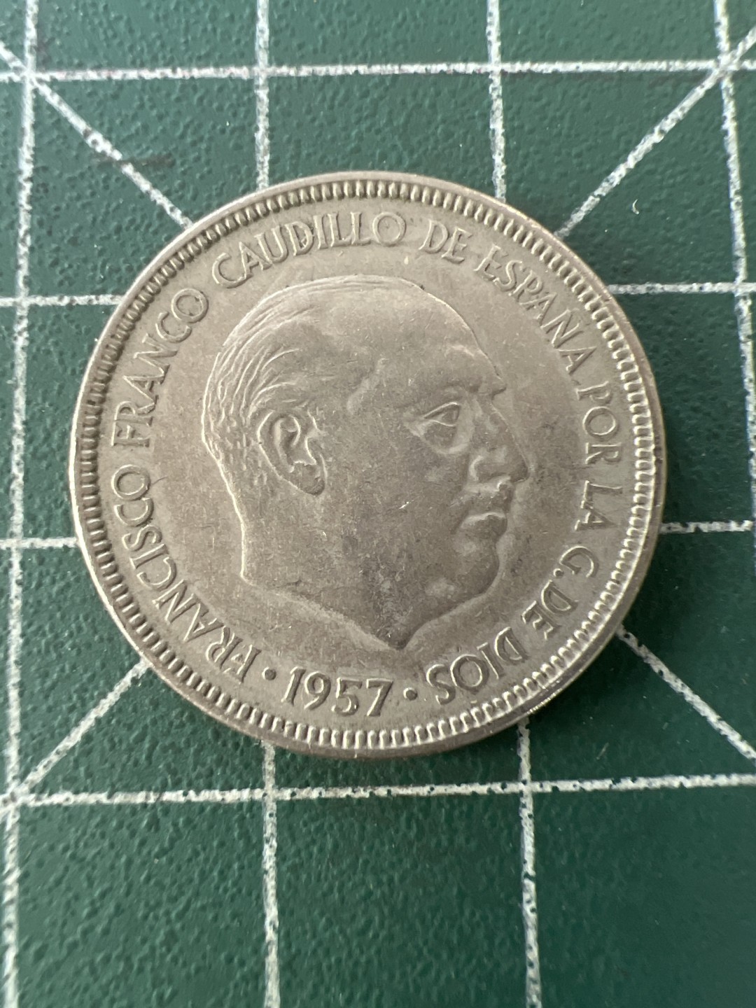 泡泡堂第九十九期  世界硬币专场（无押金，无佣金，捡漏，全场20包邮，偏远地区除外） 西班牙57年5元