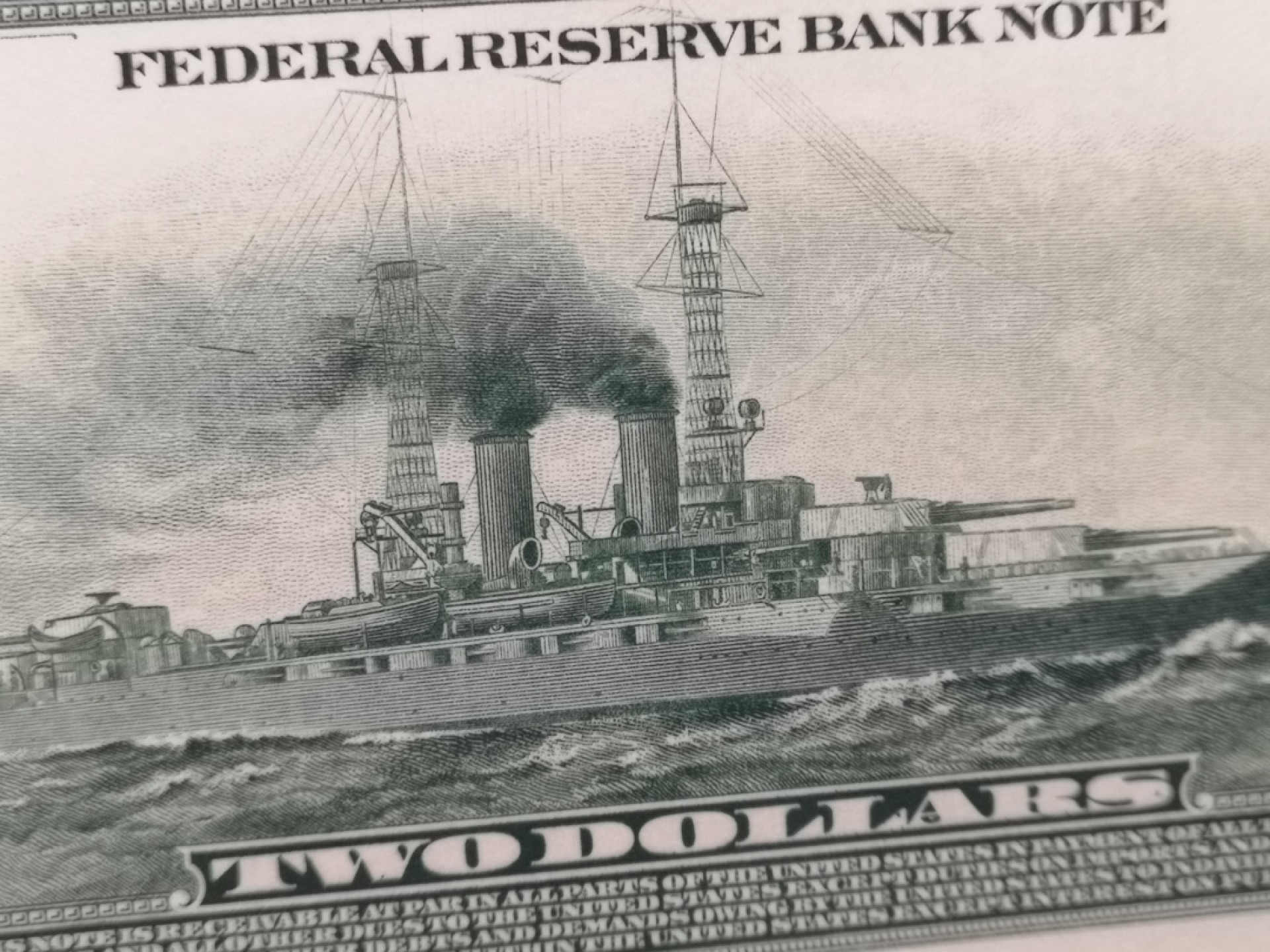 《外钞收藏家》第二百零四期 美国1988年复刻1918年2美元纸币 PMG封装