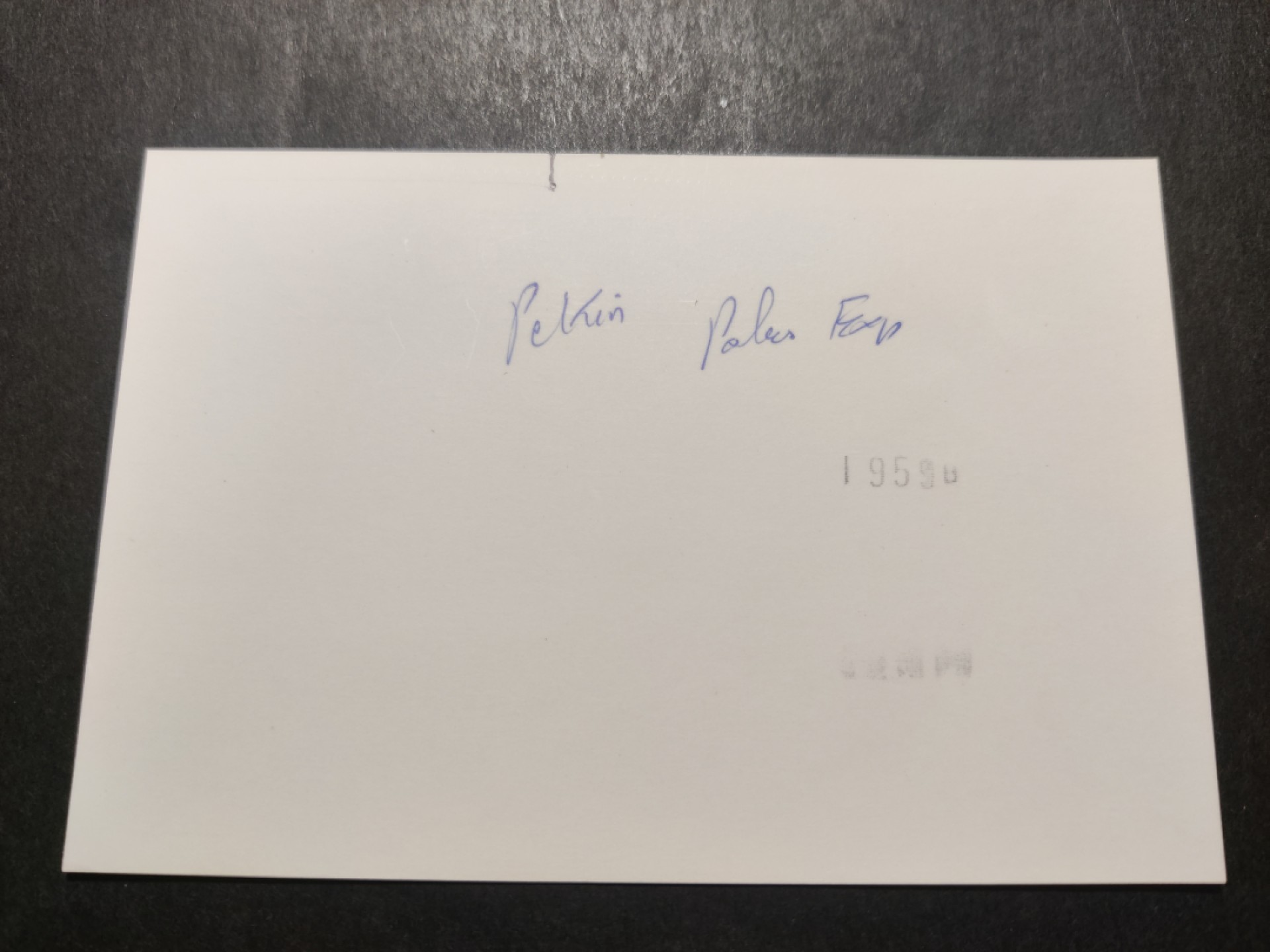 洪涛臻品 精选邮票限时拍卖第四十二期 1959年，毛主席像，原始照片(非复制品，非印刷品)，品相一流。成本很高。