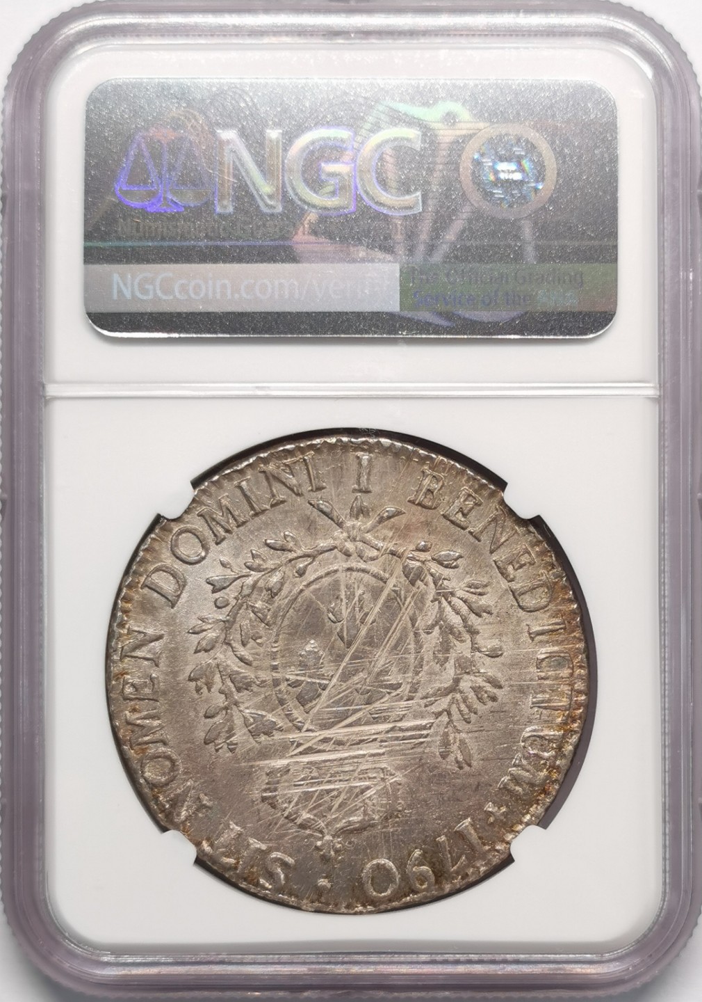 凡希社世界钱币微拍第二百十三期 1790I法国路易十六埃居大银NGC-AU55