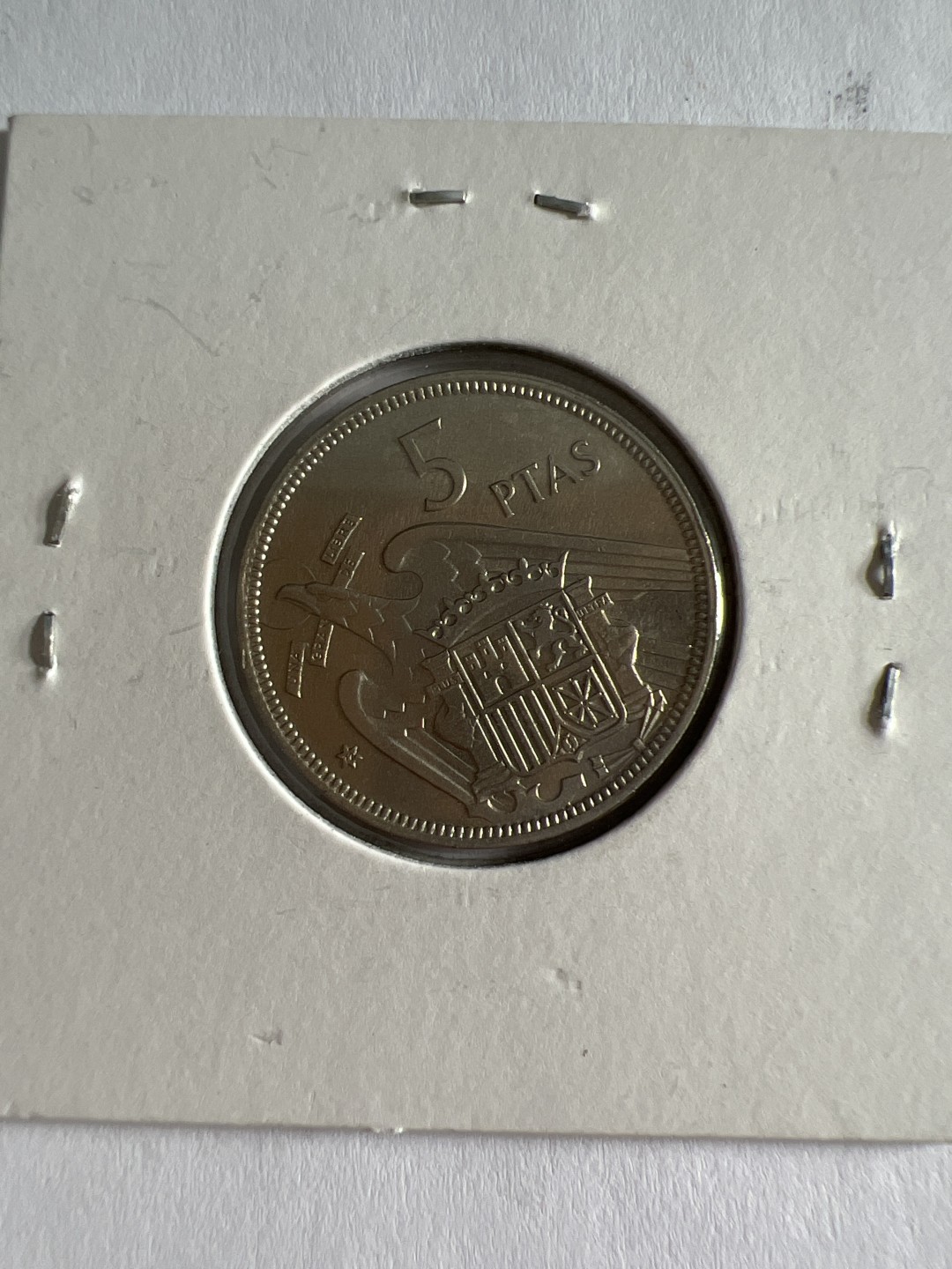 泡泡堂第103期  世界硬币邮票纪念章专场（无押金，无佣金，捡漏，全场20包邮，偏远地区除外） 西班牙1957年5pta