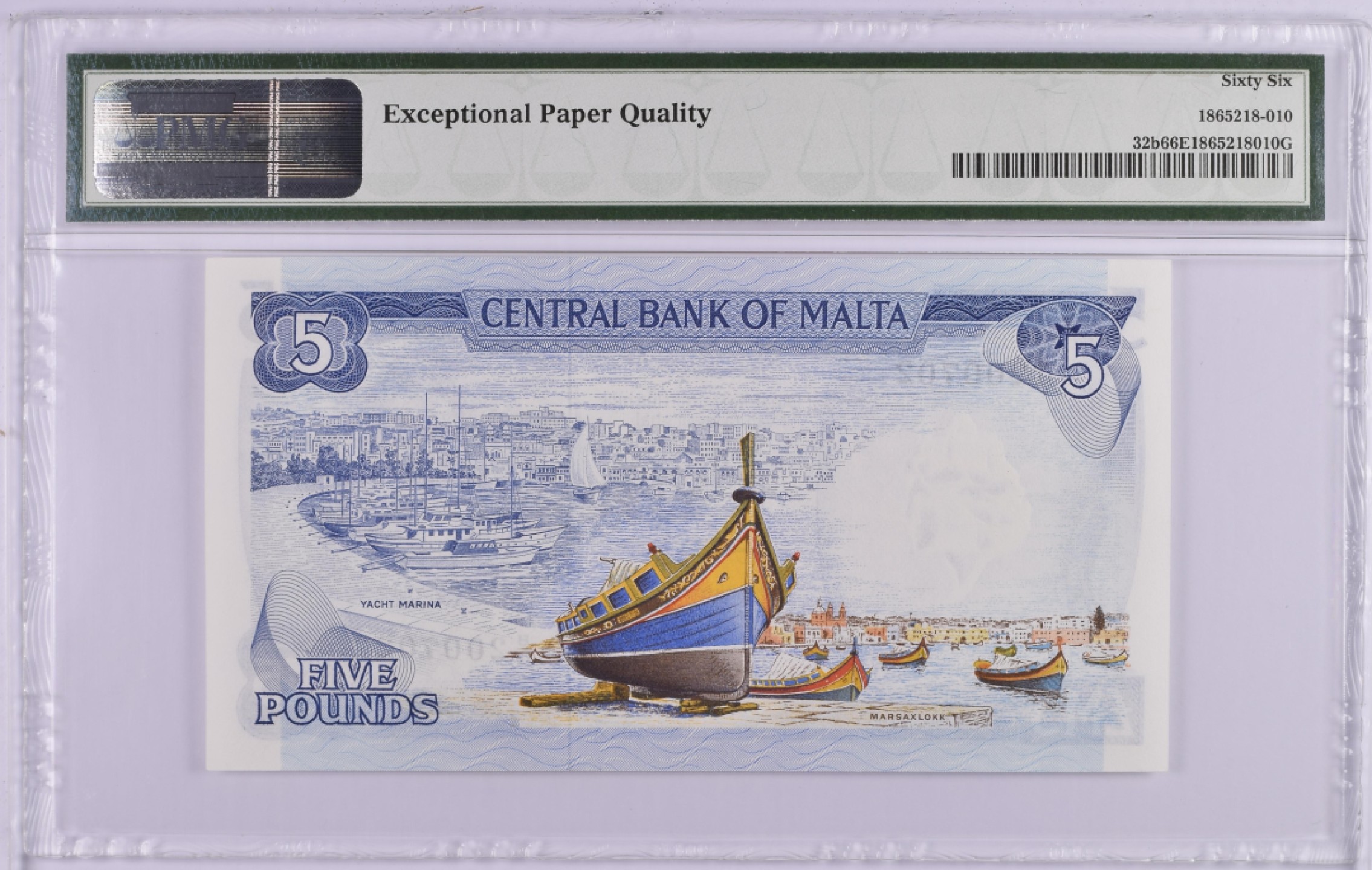 收藏联盟Quantum Auction 第194期——白金之夜 秋季拍卖 马耳他1967年5里拉 PMG66 德纳罗彩背  b版冠军分