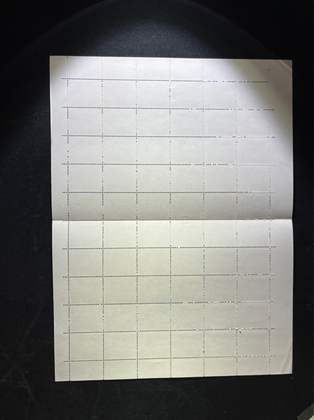 洪涛臻品 精选邮票限时拍卖第三十八期 普21 3分黄果树瀑布 整版60枚 折版 全品，喜欢不要错过