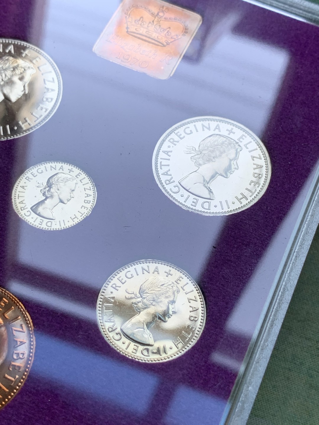 《竞宝斋》第98场-本周日，周一2场连拍（全场不限金额包邮） 1970年英国精制套币 英国最后一套12进制精制套币 原盒原证书 未来估计暴涨的品种