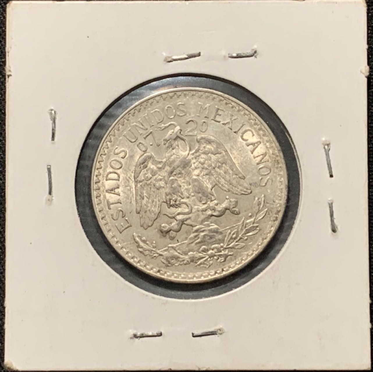 紫瑗钱币——第210期拍卖 墨西哥 1921年 鹰洋 50分 8.33克 0.72银 UNC