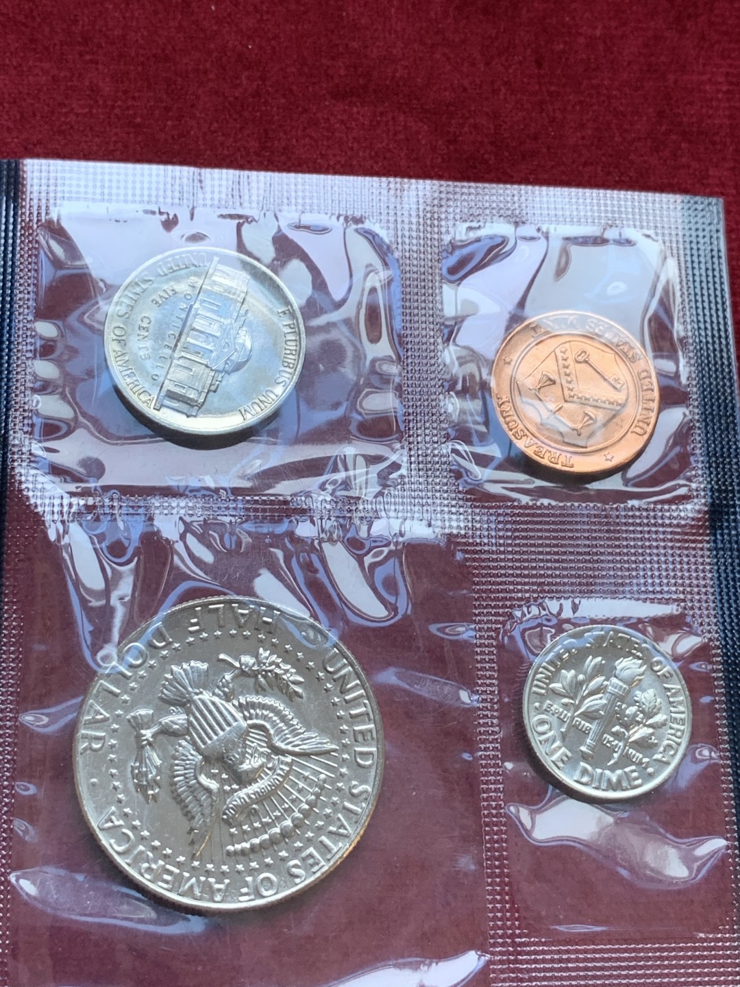 《竞宝斋》第98场-本周日，周一2场连拍（全场不限金额包邮） 1984年美国原厂套币（丹佛D厂+费城P厂，原封原证）