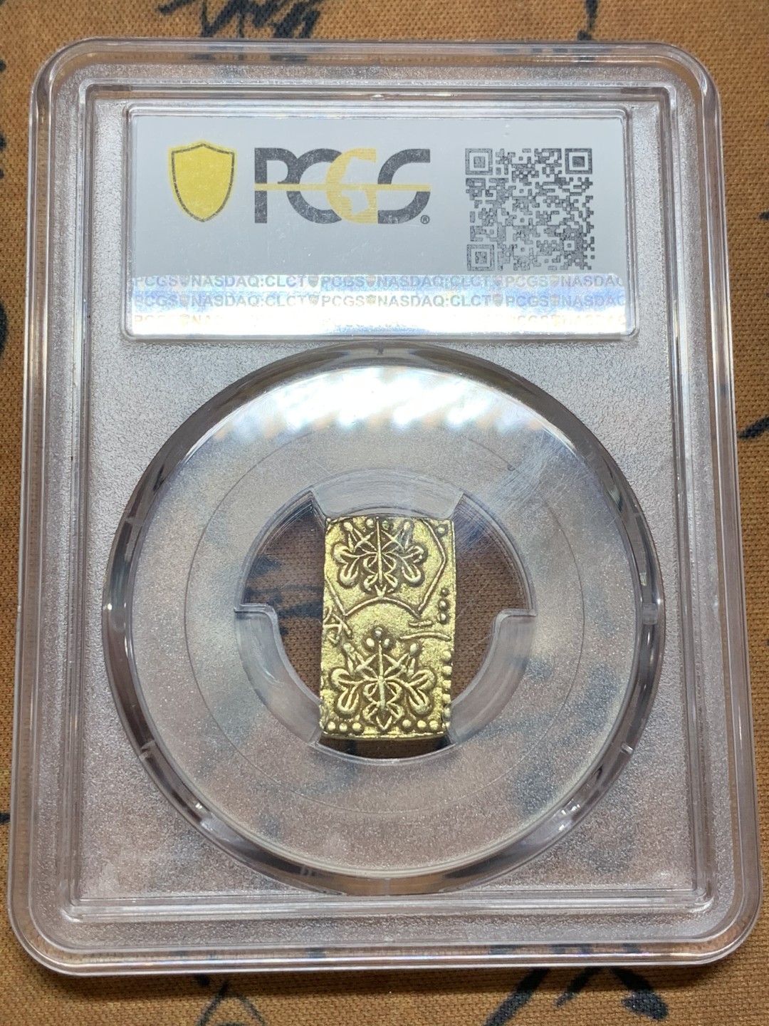 《竞宝斋》第98场-本周日，周一2场连拍（全场不限金额包邮） PCGS MS62 亚军分 日本明治二分金金币