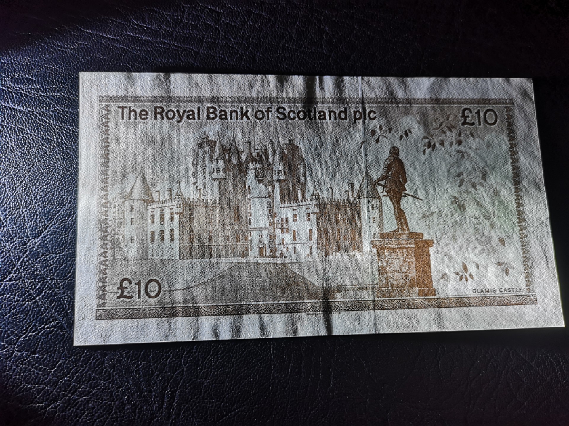 《外钞收藏家》第二百零五期 苏格兰经典专场👍 苏格兰皇家银行-1984-10镑	A/69 897806	P-343 疑似有折 AU品相