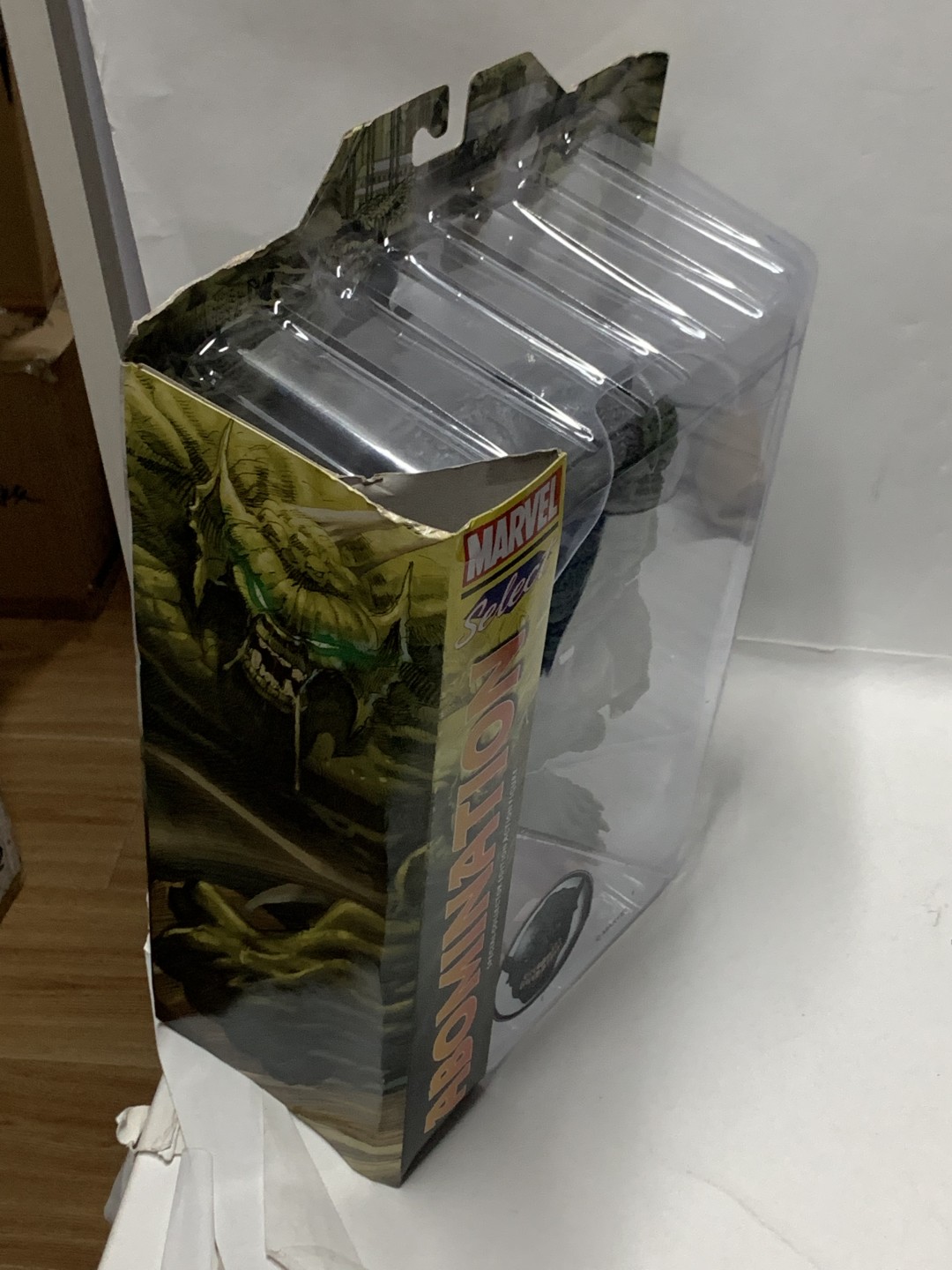 零元拍：DST MarvelSelect 钻石精选10寸可动人偶 憎恶大约24厘米全新未拆。