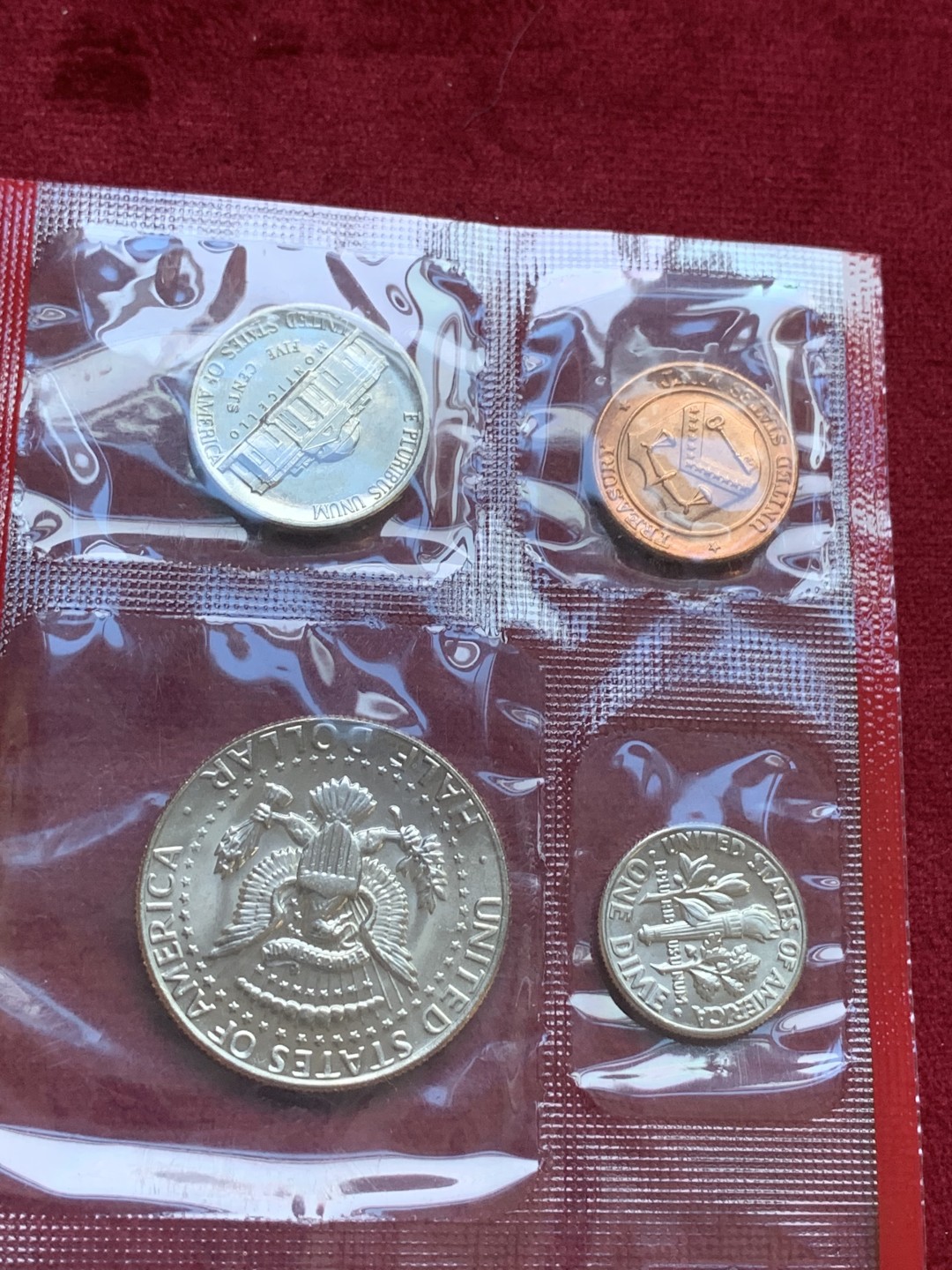 《竞宝斋》第98场-本周日，周一2场连拍（全场不限金额包邮） 1984年美国原厂套币（丹佛D厂+费城P厂，原封原证）