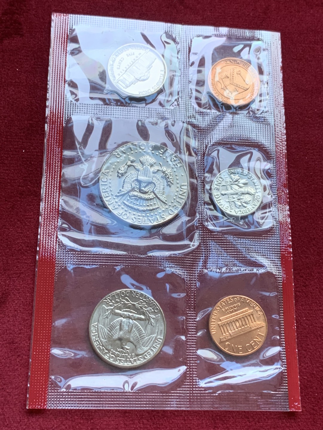 《竞宝斋》第98场-本周日，周一2场连拍（全场不限金额包邮） 1984年美国原厂套币（丹佛D厂+费城P厂，原封原证）