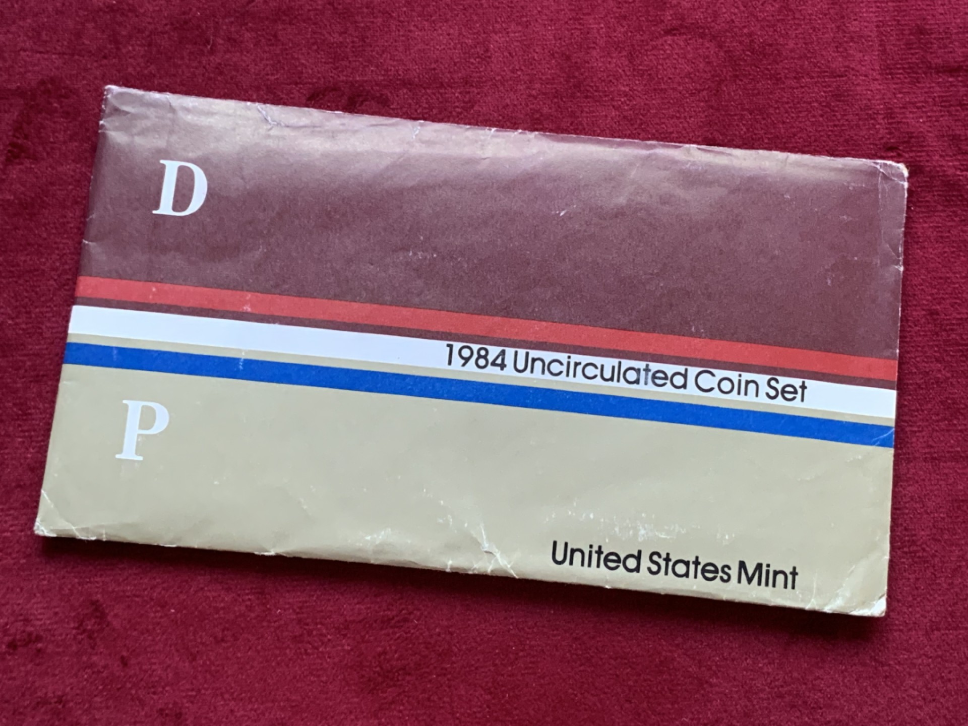 《竞宝斋》第98场-本周日，周一2场连拍（全场不限金额包邮） 1984年美国原厂套币（丹佛D厂+费城P厂，原封原证）