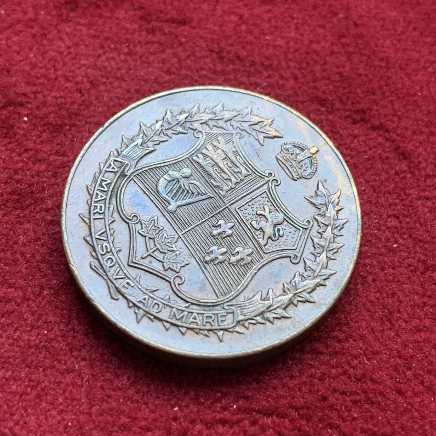 《竞宝斋》第98场-本周日，周一2场连拍（全场不限金额包邮） 加拿大1867-1927加拿大联邦乔治五世夫妇访问纪念章