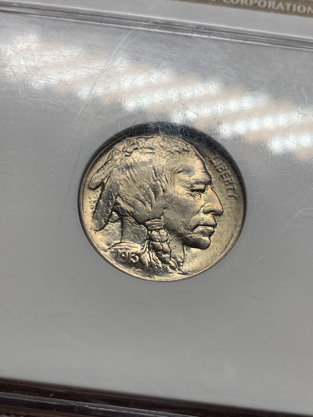 《竞宝斋》第98场-本周日，周一2场连拍（全场不限金额包邮） NGC MS66 美国 1913年 早期年份 印第安 牦牛 5美分