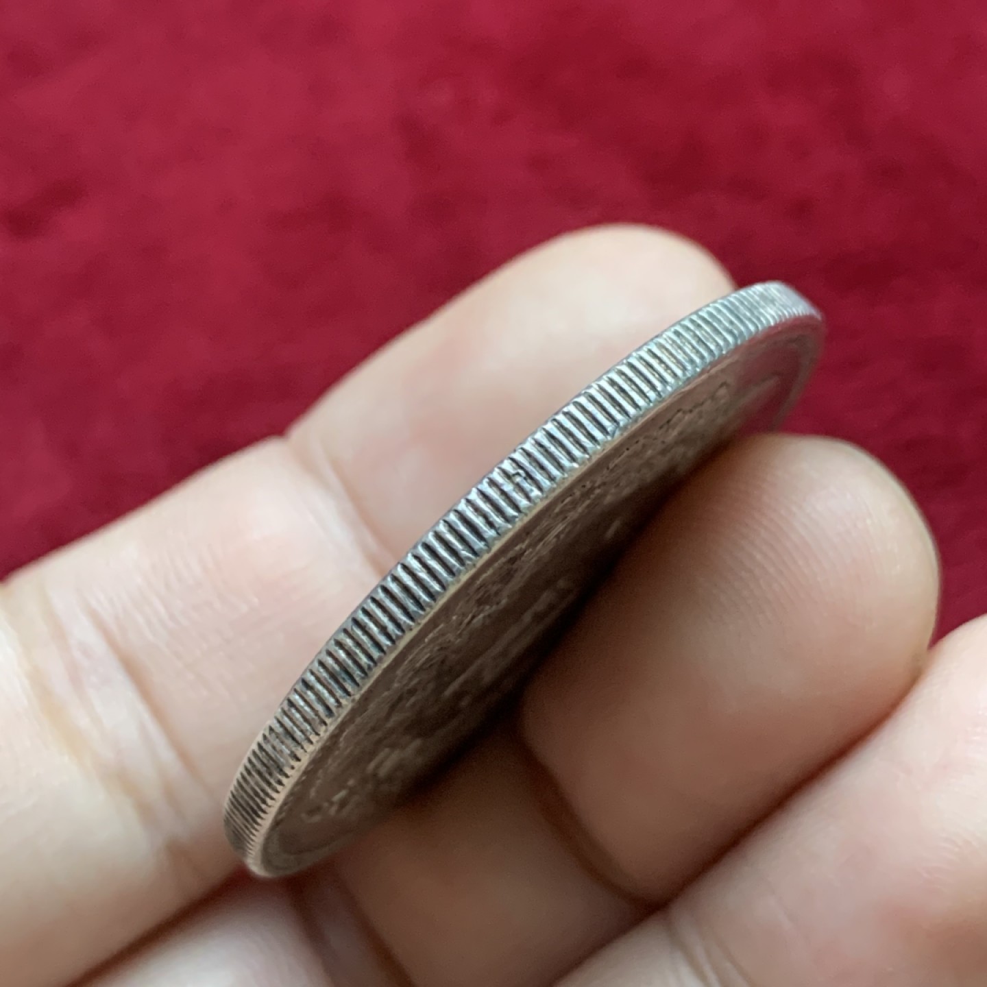 《竞宝斋》第98场-本周日，周一2场连拍（全场不限金额包邮） 1896年 明治29年日本龙洋1元银币 品相不错