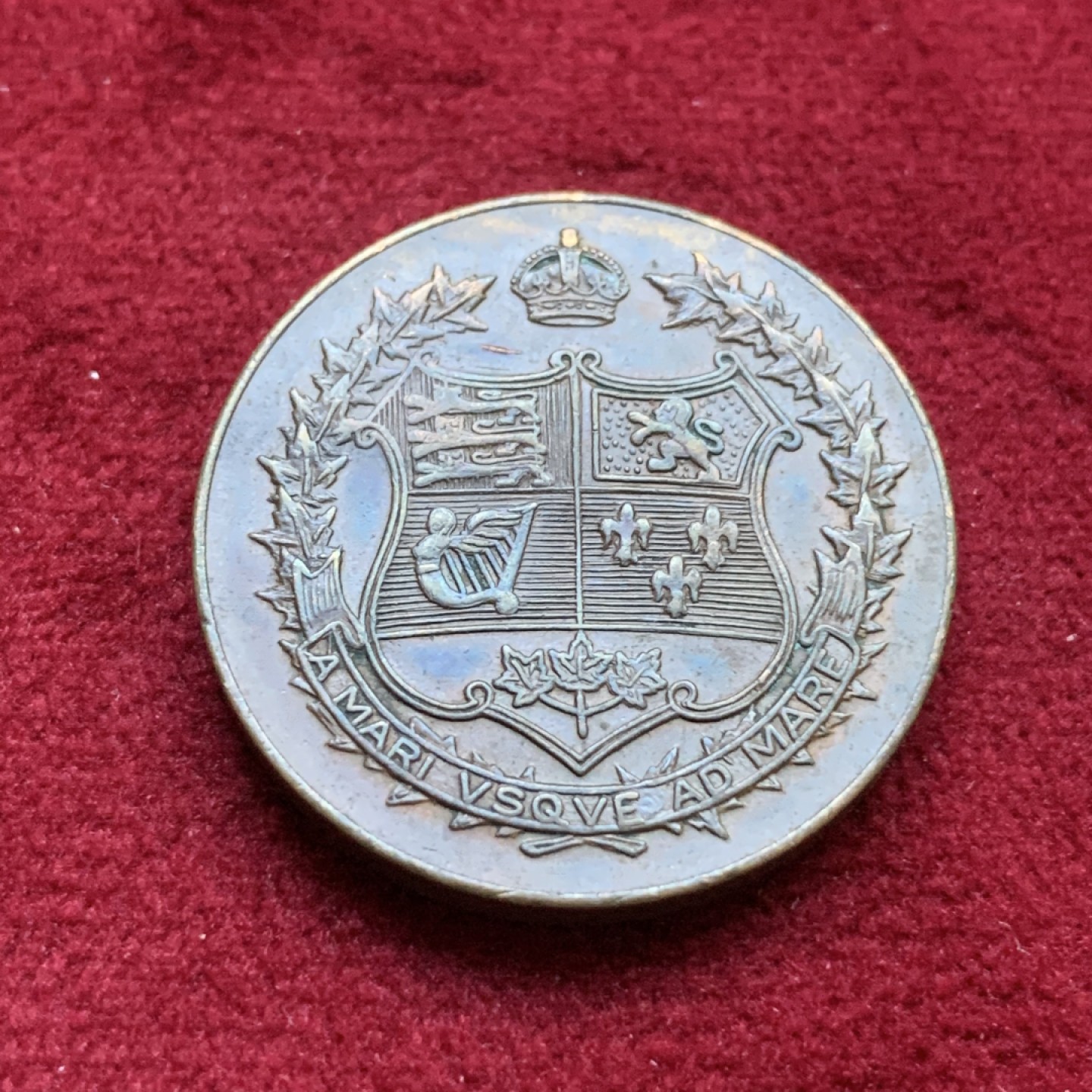 《竞宝斋》第98场-本周日，周一2场连拍（全场不限金额包邮） 加拿大1867-1927加拿大联邦乔治五世夫妇访问纪念章