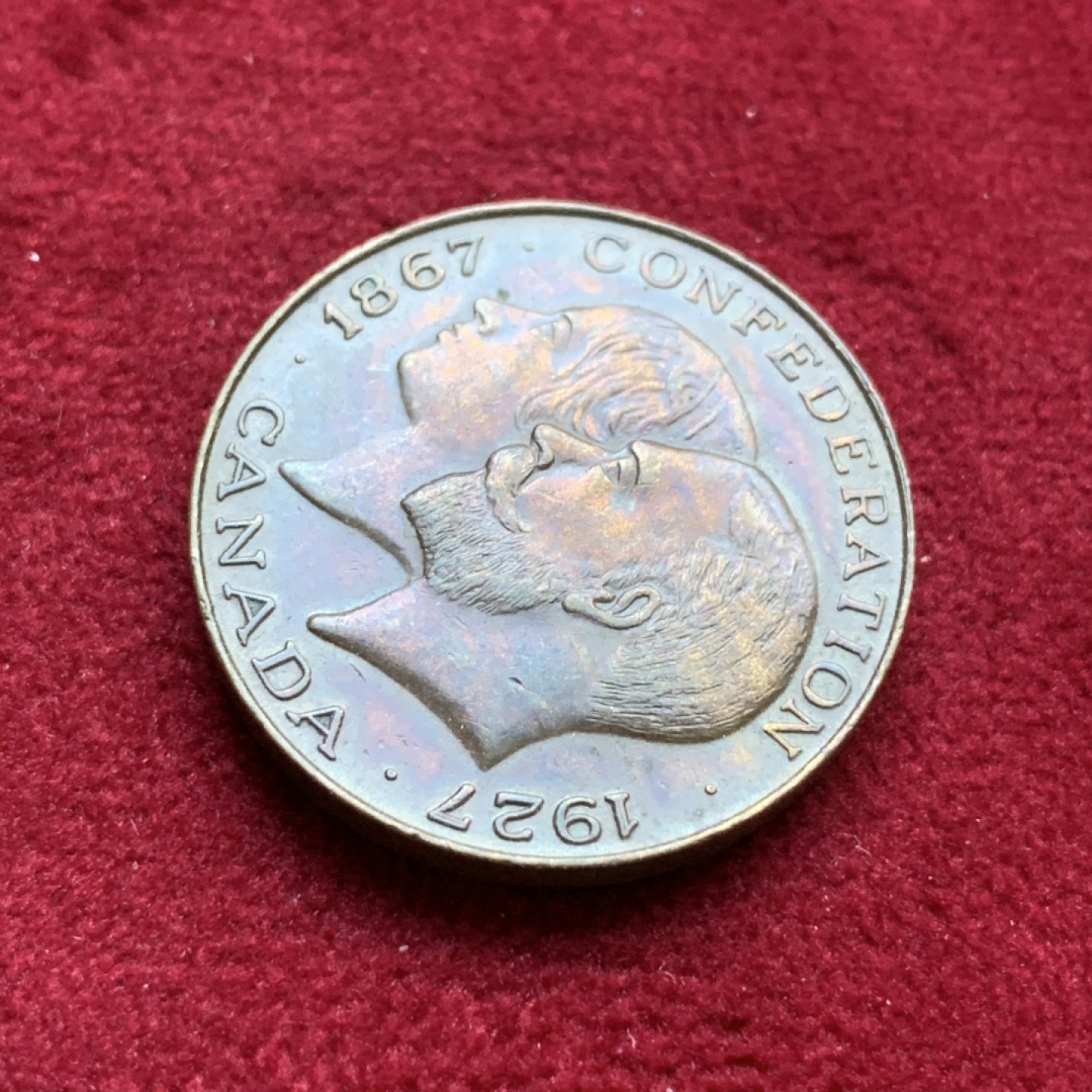 《竞宝斋》第98场-本周日，周一2场连拍（全场不限金额包邮） 加拿大1867-1927加拿大联邦乔治五世夫妇访问纪念章