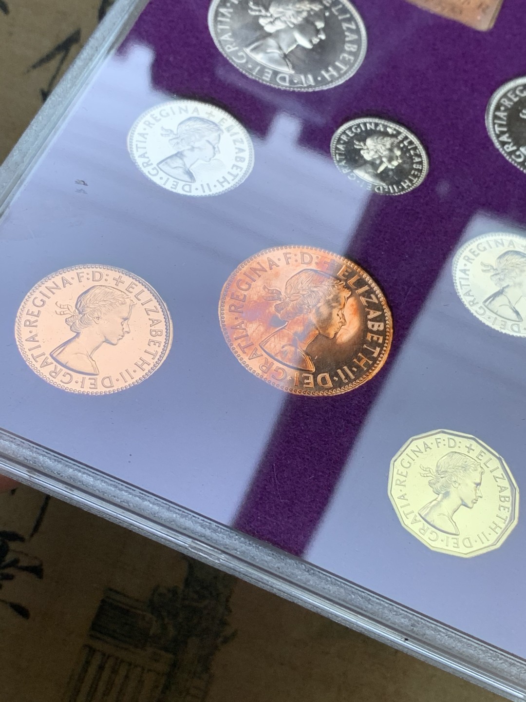 《竞宝斋》第98场-本周日，周一2场连拍（全场不限金额包邮） 1970年英国精制套币 英国最后一套12进制精制套币 原盒原证书 未来估计暴涨的品种