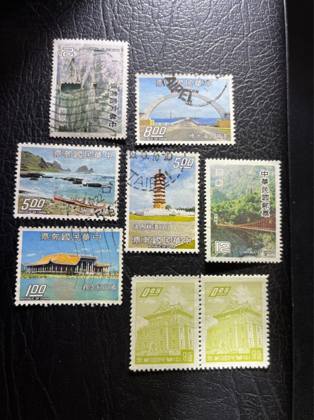 洪涛臻品 精选邮票限时拍卖第三十九期 建筑等一组，包括莒光楼全新双联