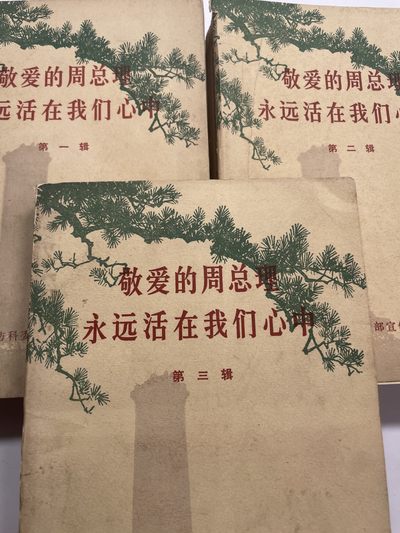 纽卡斯尔勋赏交流代拍场 - 敬爱的周总理永远活在我们心中 少见版本（三本合拍）