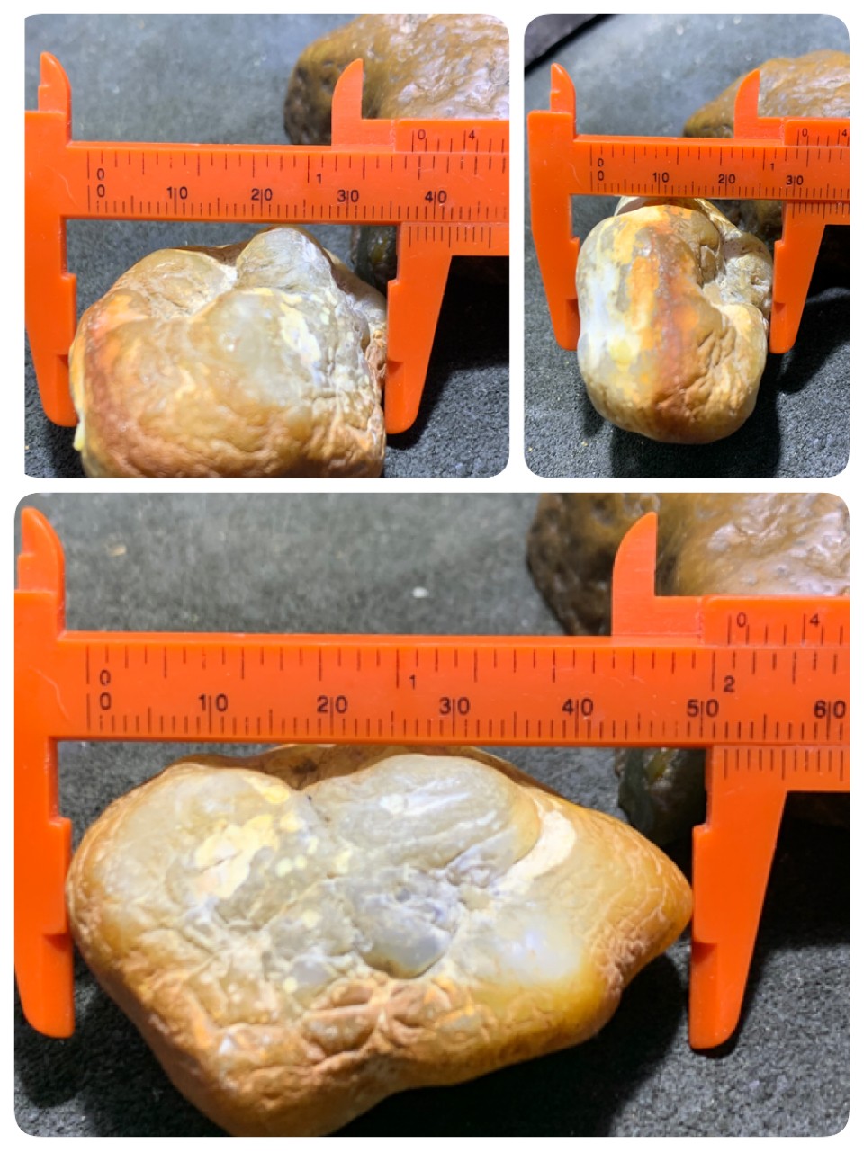 精美天然新疆哈密红皮高玉化蛋白玉原石一块，