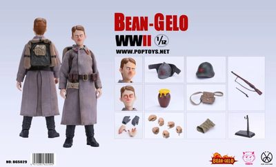 零元拍： POP COSTUME 1/12 大头兵系列第七弹 【熊兵熊将】安德烈 增配版 - 零元拍： POP COSTUME 1/12 大头兵系列第七弹 【熊兵熊将】安德烈 增配版