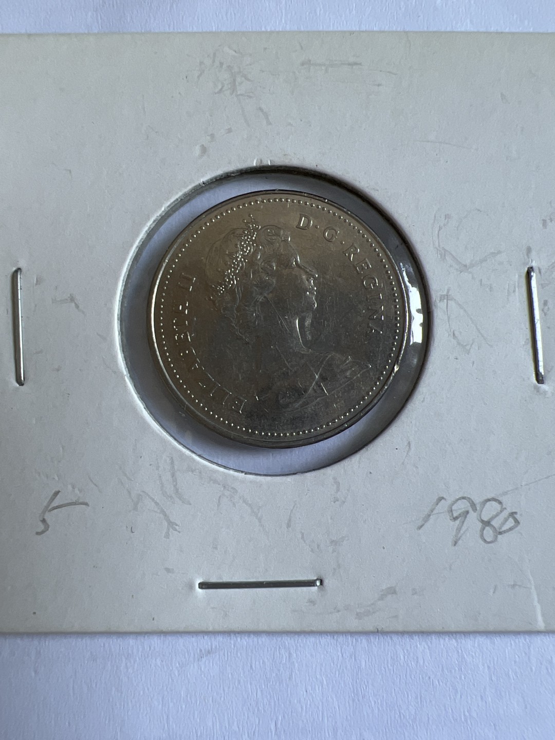 泡泡堂第104期  世界硬币明信片邮票专场（无押金，无佣金，捡漏，全场20包邮，偏远地区除外） 加拿大1980年5分