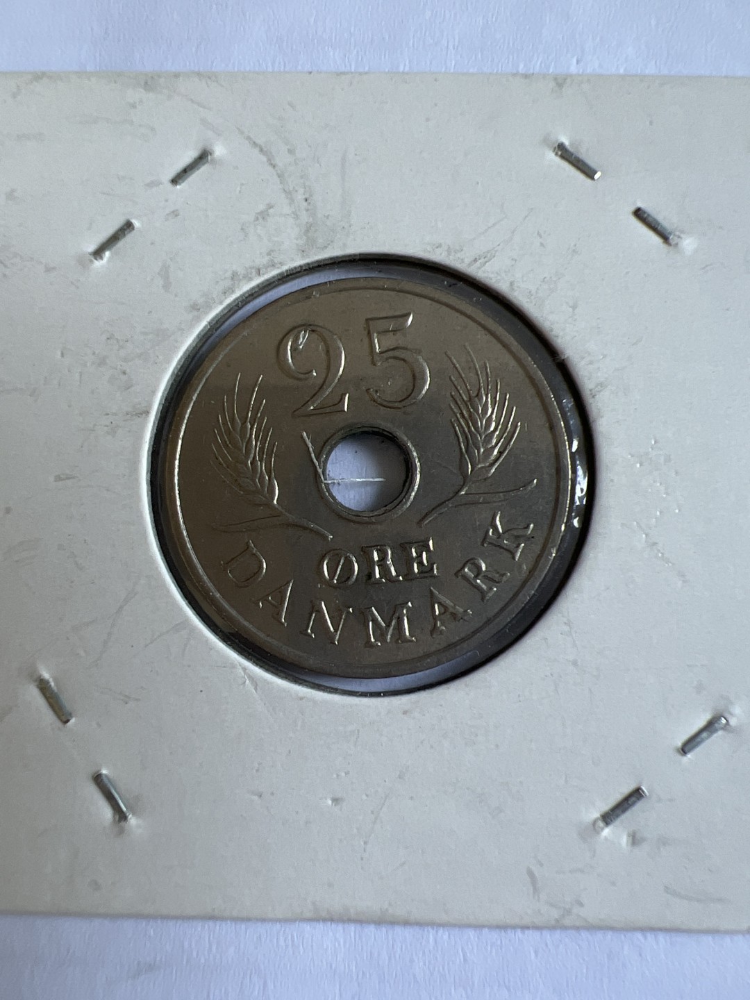 泡泡堂第104期  世界硬币明信片邮票专场（无押金，无佣金，捡漏，全场20包邮，偏远地区除外） 丹麦1967年25分