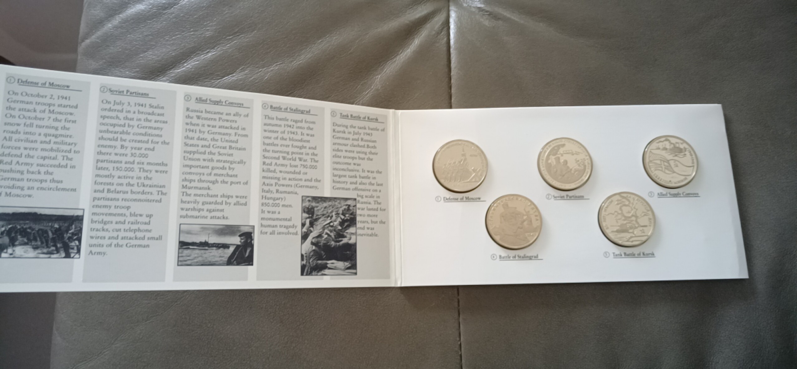 收藏联盟Quantum Auction 第196期拍卖 硬币精制币主打专场 俄罗斯二战纪念币 10枚 卡币装（2）