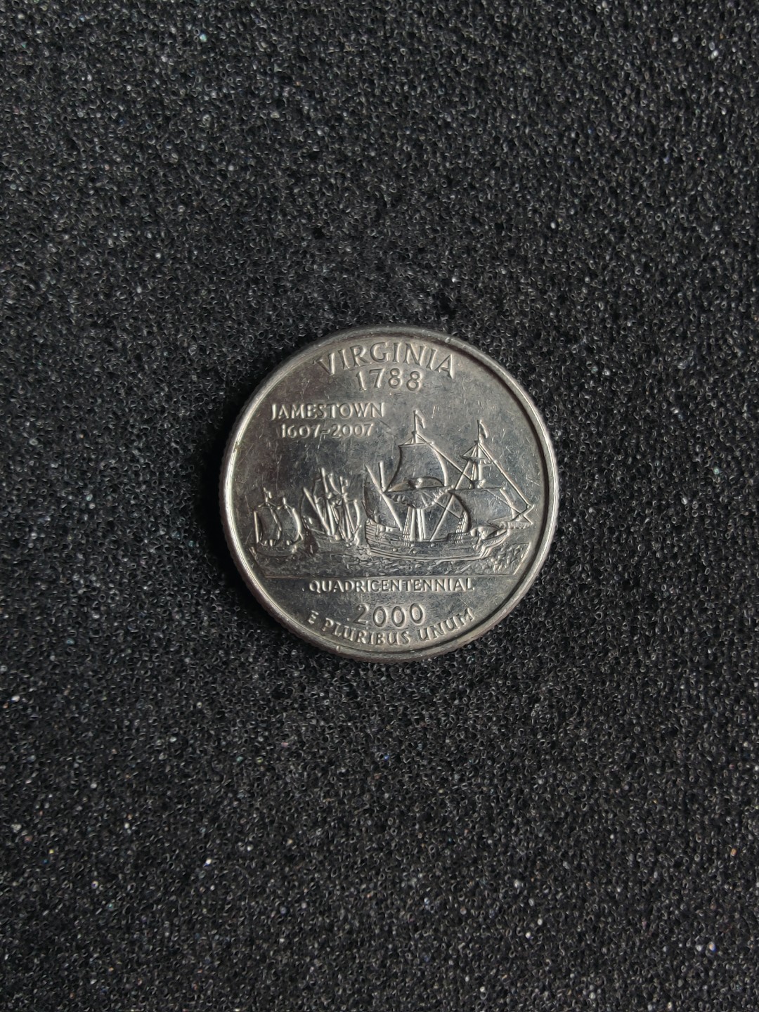 ♥一只鱼（世界钱币第一期） 美国25美分