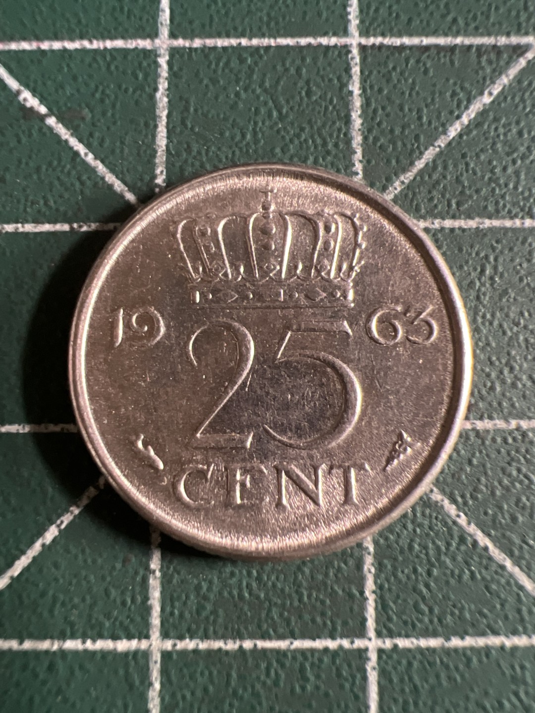 泡泡堂第101期  世界硬币邮票纪念章专场（无押金，无佣金，捡漏，全场20包邮，偏远地区除外） 荷兰1963年25分