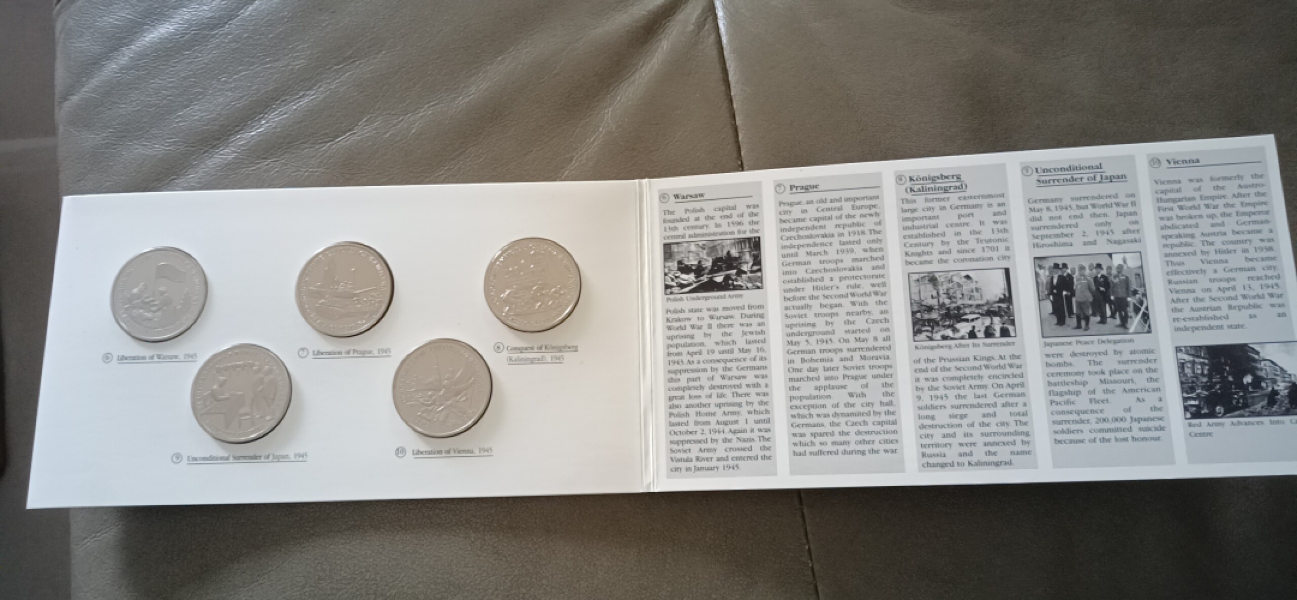 收藏联盟Quantum Auction 第196期拍卖 硬币精制币主打专场 俄罗斯二战纪念币 10枚 卡币装（1）