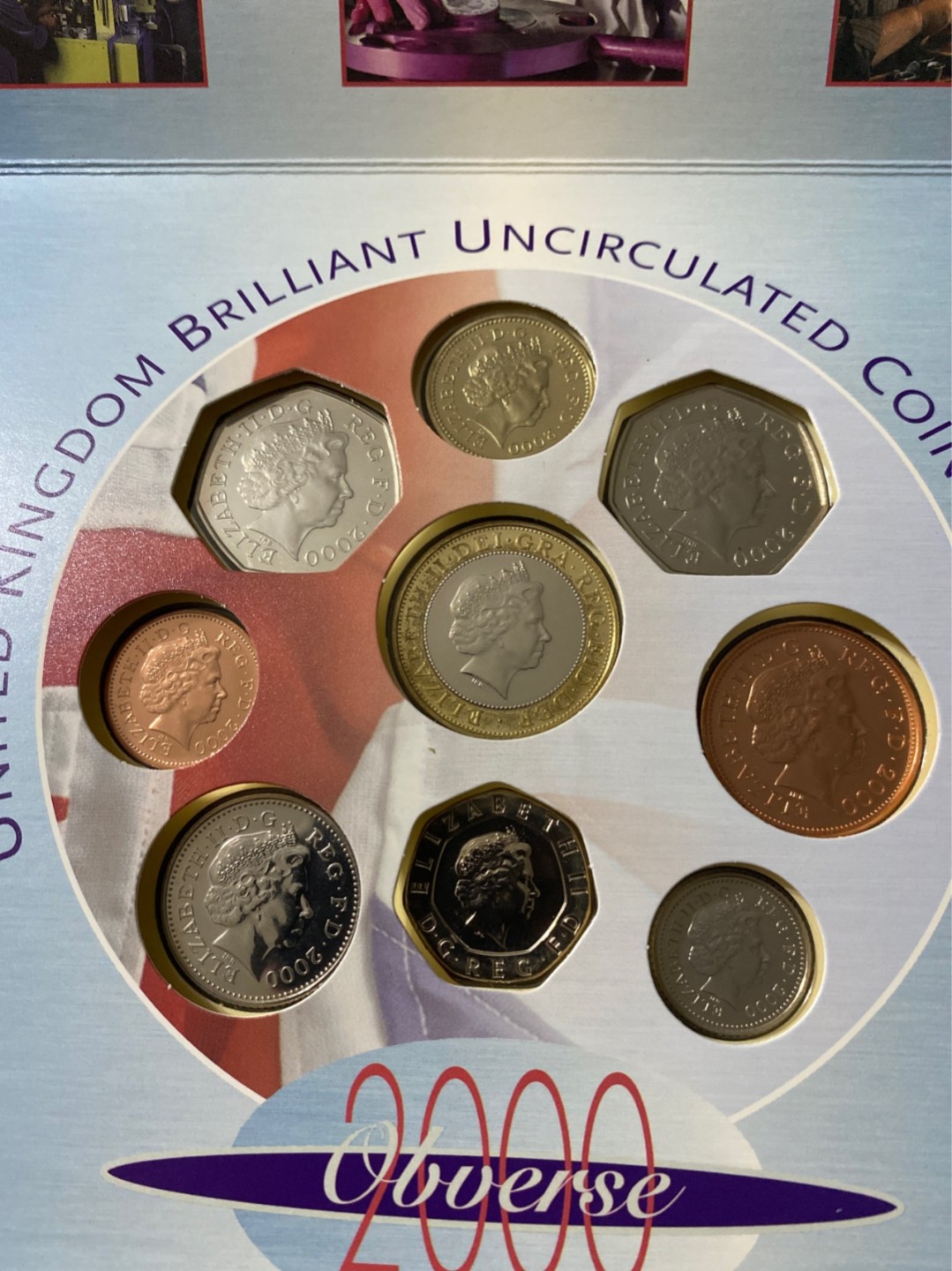 收藏联盟Quantum Auction 第196期拍卖 硬币精制币主打专场 2000年英国硬币BU套装