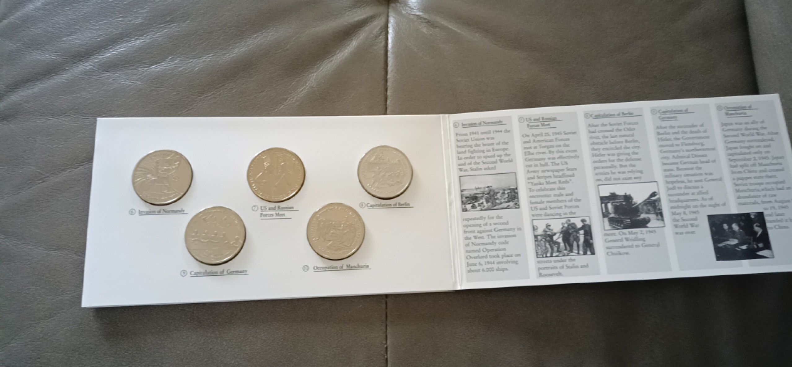 收藏联盟Quantum Auction 第196期拍卖 硬币精制币主打专场 俄罗斯二战纪念币 10枚 卡币装（2）