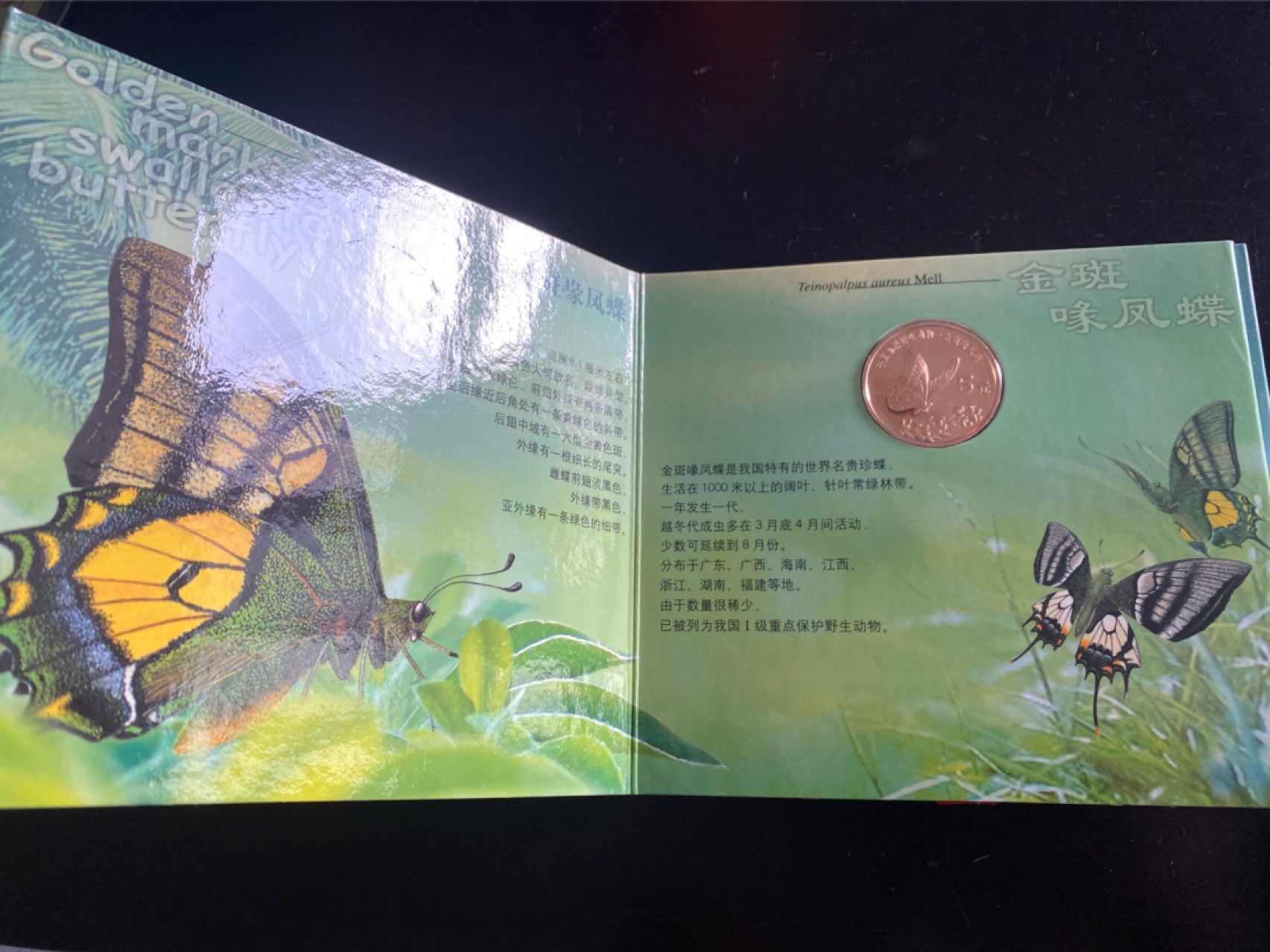 收藏联盟Quantum Auction 第196期拍卖 硬币精制币主打专场  中国珍稀野生动物 金斑喙凤蝶纪念币 康银阁装帧卡币 精制币