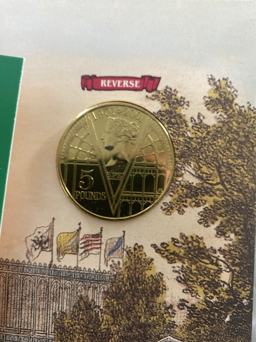 收藏联盟Quantum Auction 第196期拍卖 硬币精制币主打专场 2001年维多利亚女王逝世一百周年纪念币 卡币装