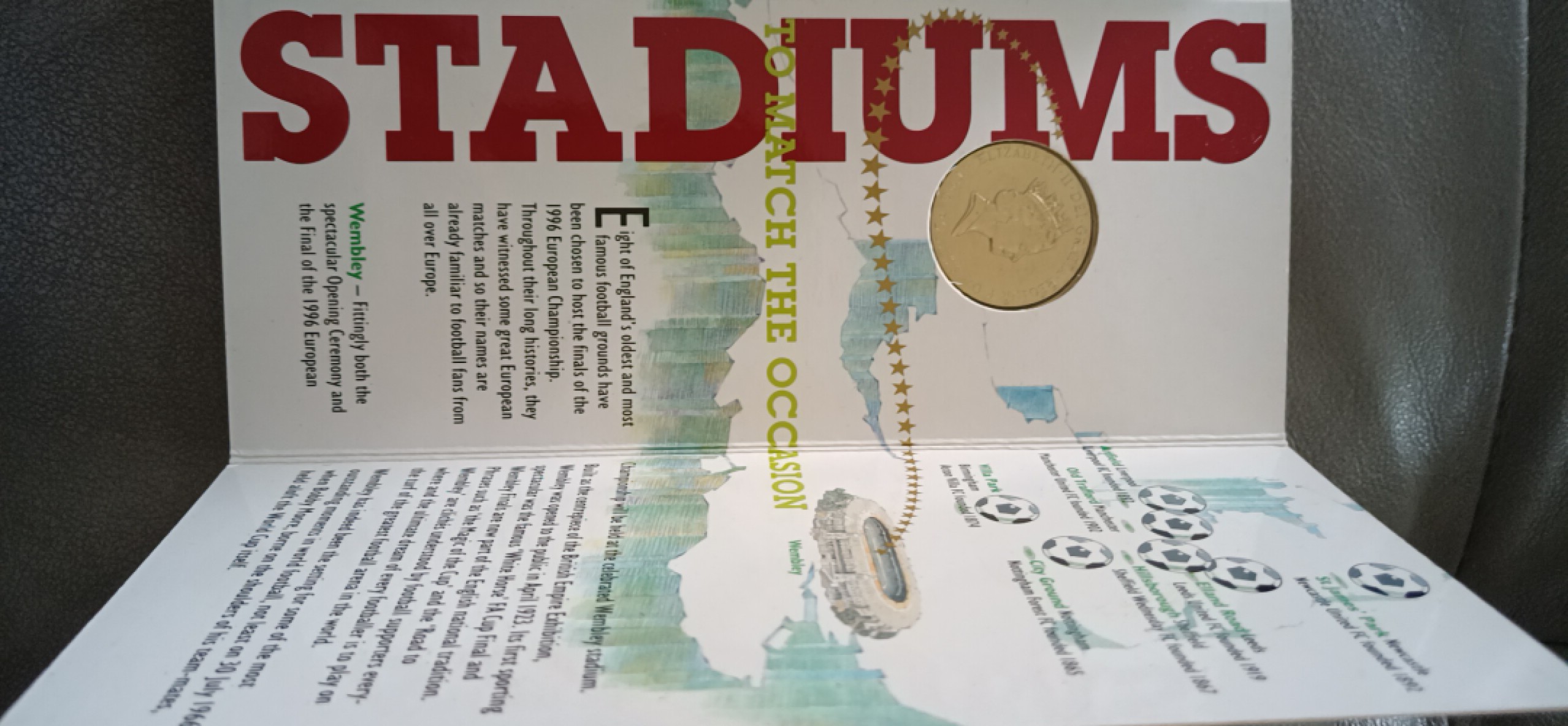 收藏联盟Quantum Auction 第196期拍卖 硬币精制币主打专场 1996年英国足球纪念币 BU 卡币装帧