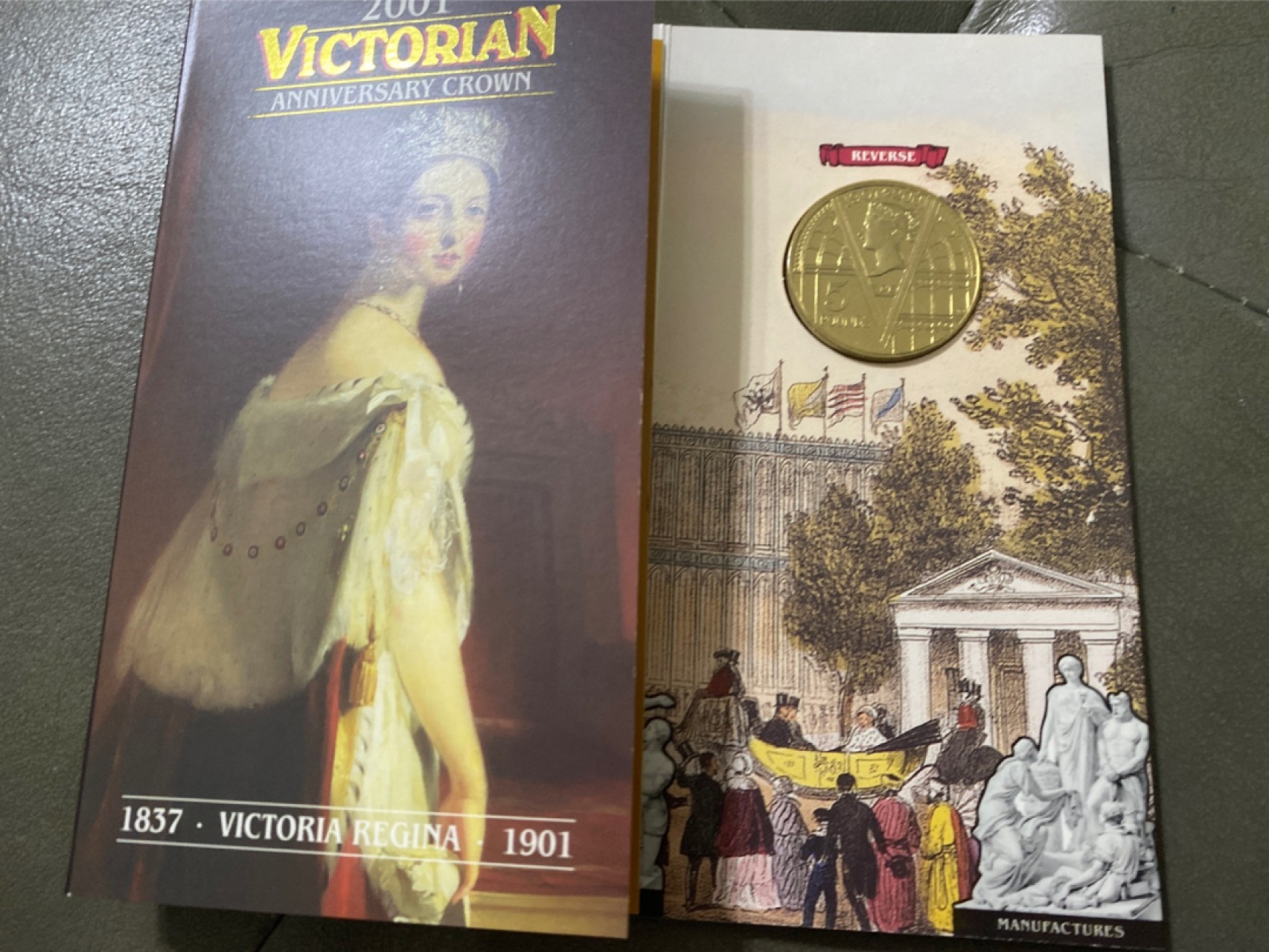 收藏联盟Quantum Auction 第196期拍卖 硬币精制币主打专场 2001年维多利亚女王逝世一百周年纪念币 卡币装