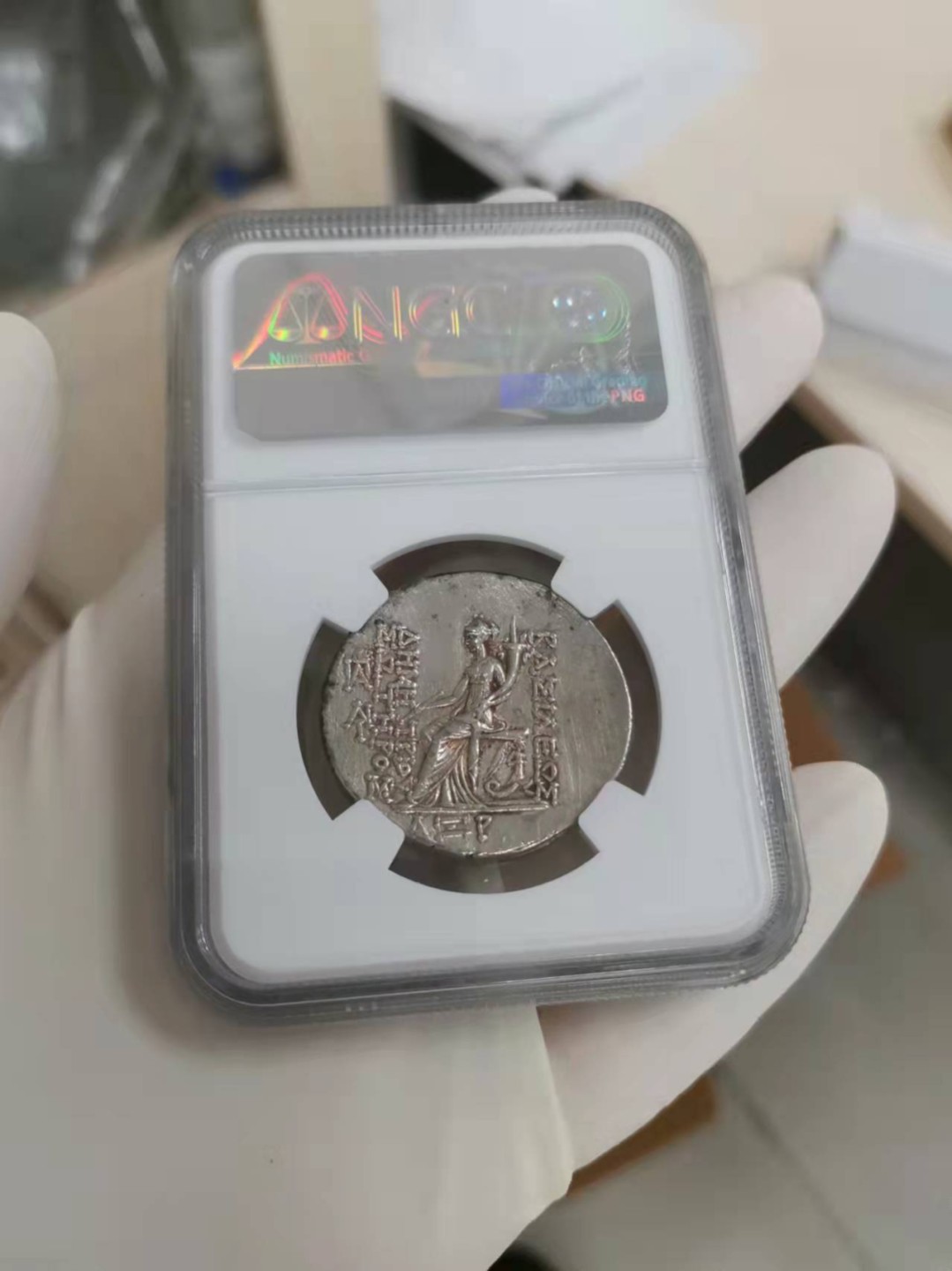 王之爱好～欧洲，中亚，丝绸之路古币 德米特里一世四德银币