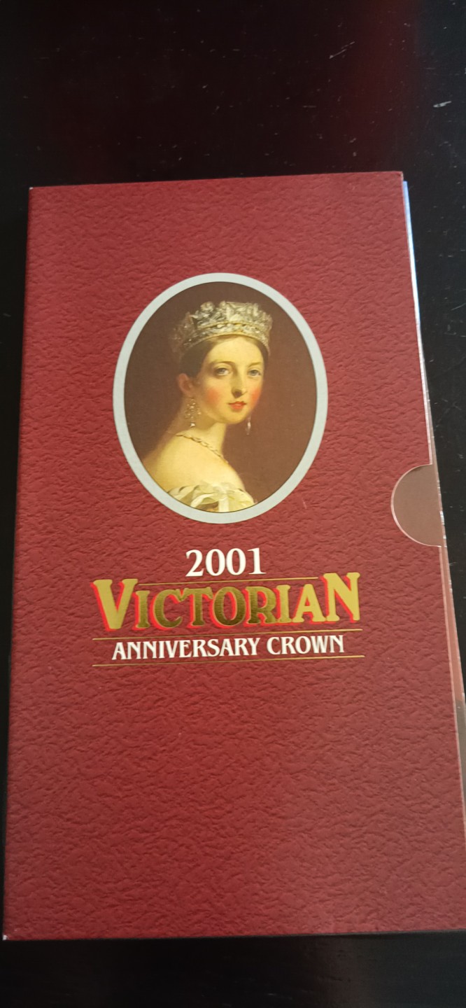 收藏联盟Quantum Auction 第196期拍卖 硬币精制币主打专场 2001年维多利亚女王逝世一百周年纪念币 卡币装