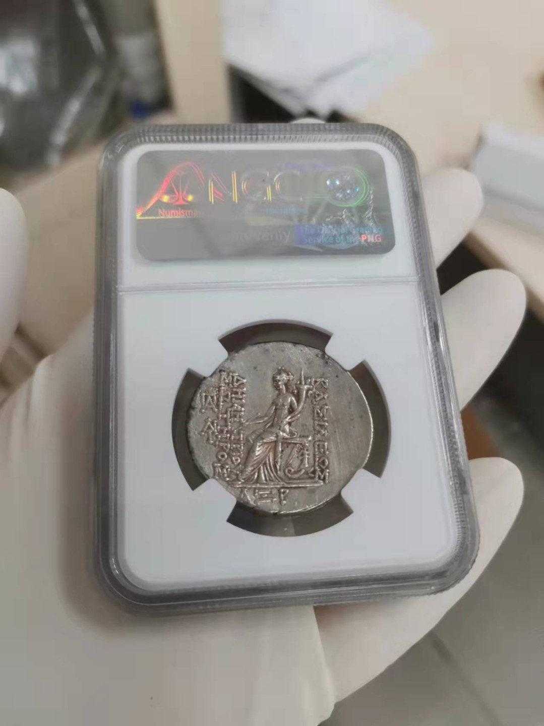 王之爱好～欧洲，中亚，丝绸之路古币 德米特里一世四德银币