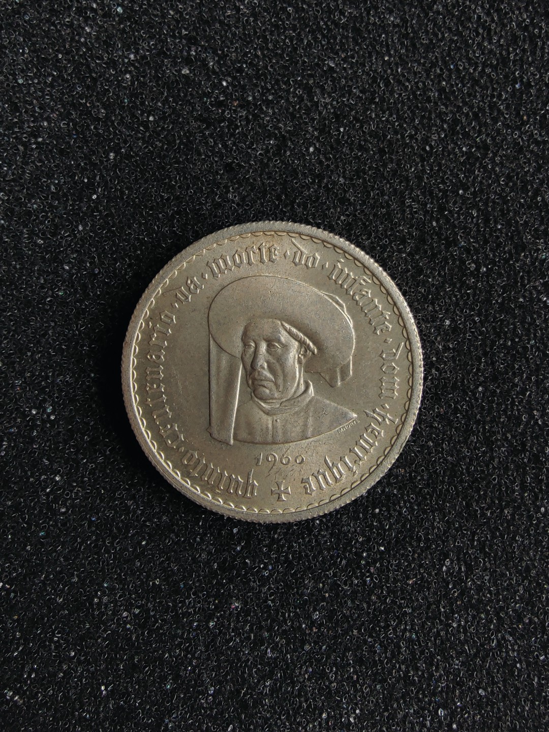 ♥一只鱼（世界钱币第一期） 葡萄牙5埃斯库多银币