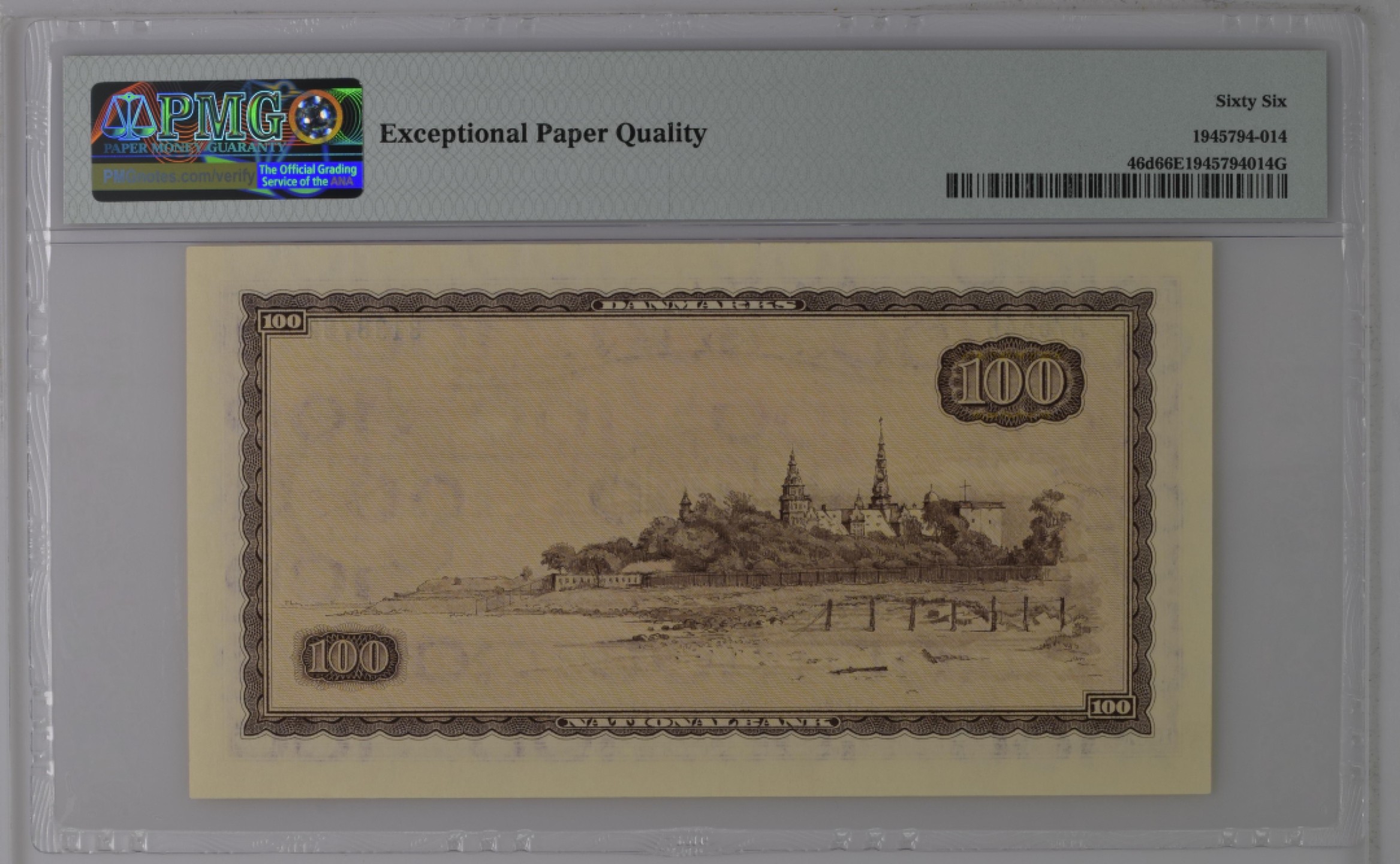 收藏联盟Quantum Auction 第195期拍卖(已更新) 丹麦1965年100克朗 PMG66 早期版本稀少