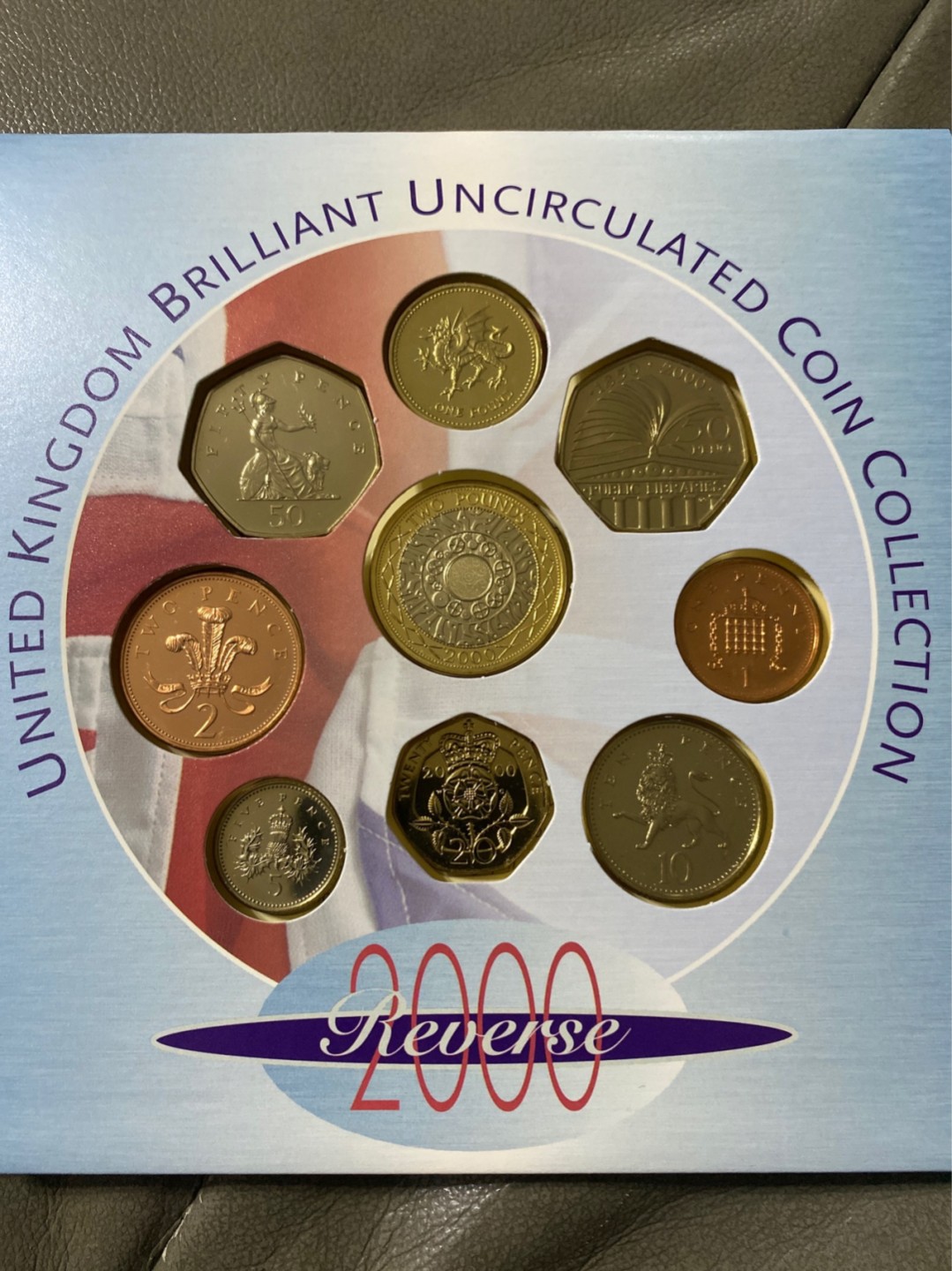 收藏联盟Quantum Auction 第196期拍卖 硬币精制币主打专场 2000年英国硬币BU套装