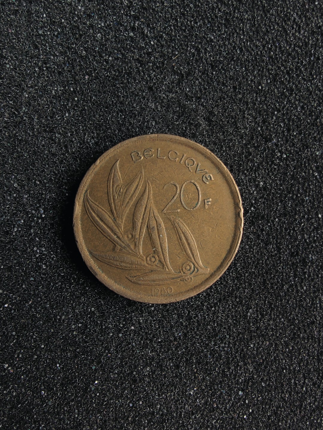 ♥一只鱼（世界钱币第一期） 比利时20法郎
