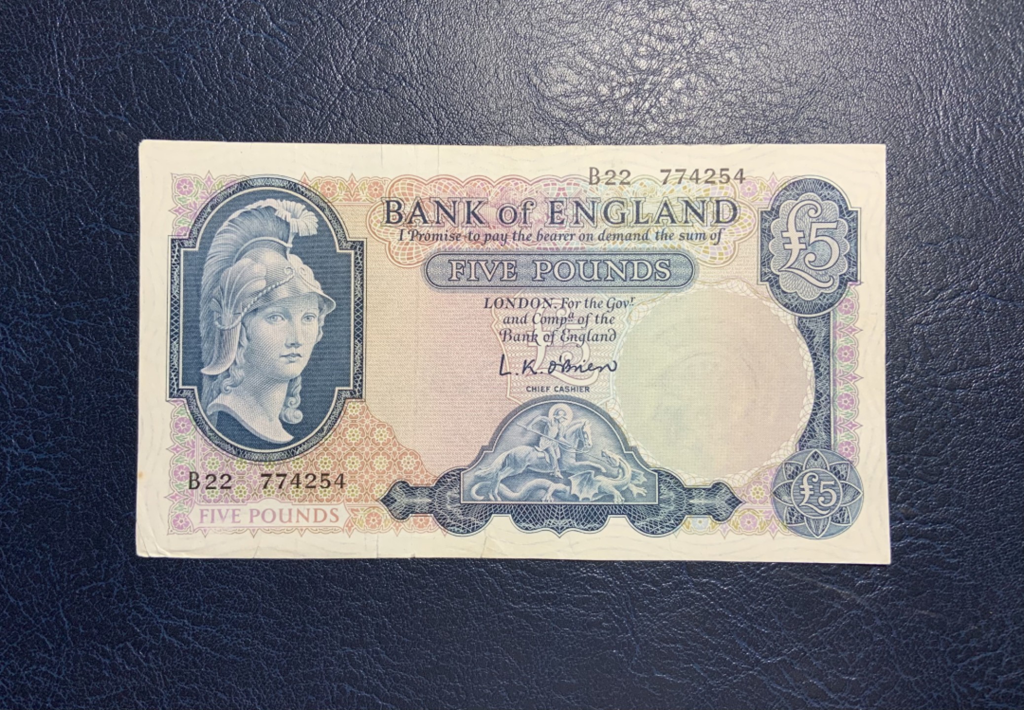 收藏联盟Quantum Auction 第195期拍卖(已更新) 英国1957-1967年5镑 非全新 品相如图