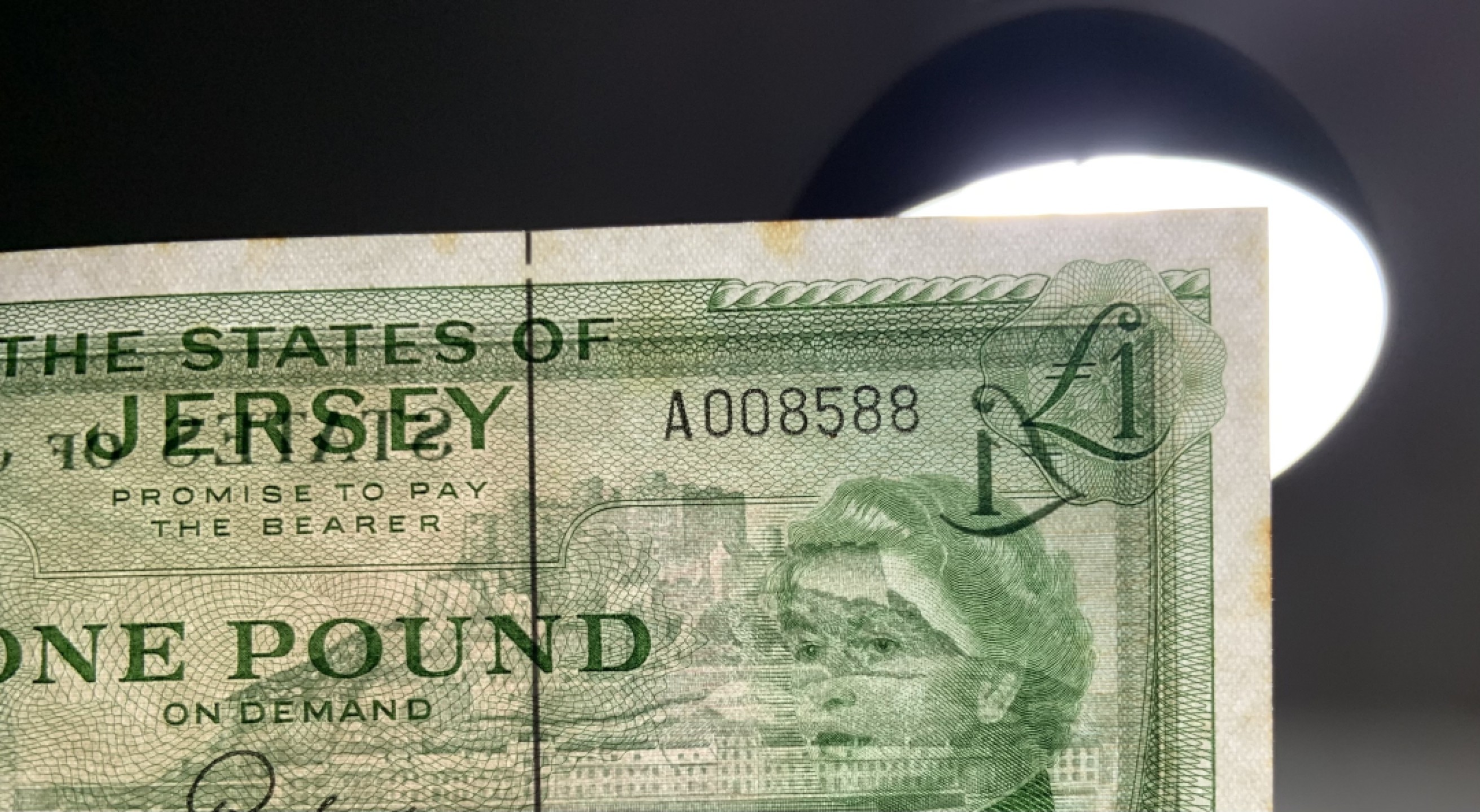 收藏联盟Quantum Auction 第195期拍卖(已更新) 泽西岛1963年1镑 品相AU 首发A冠千位号 戎装女王